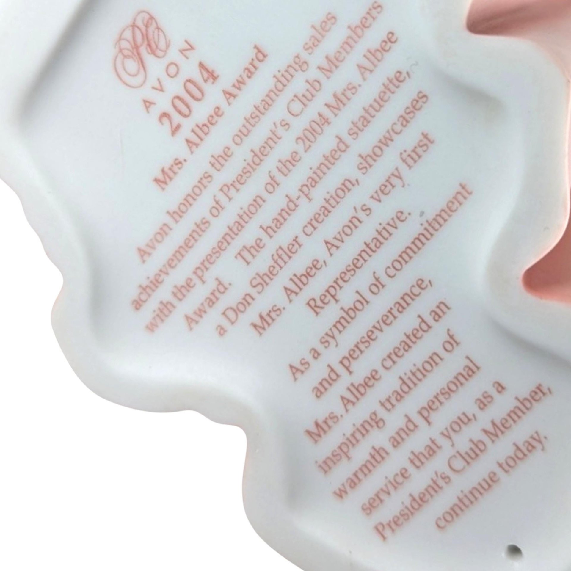 2004 Avon Albee Award Figurine