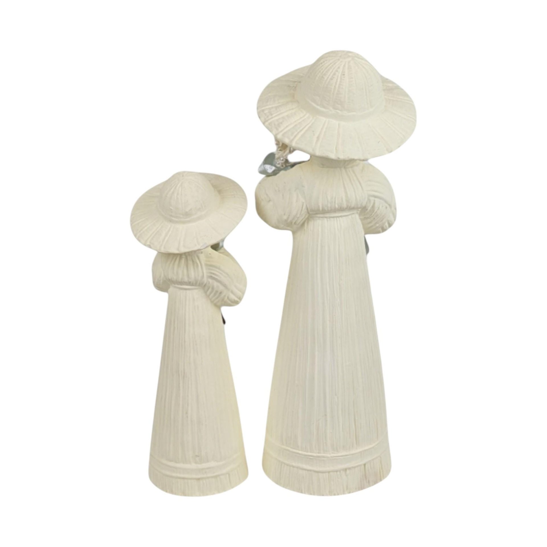 Vintage Mother and Daughter Figurines