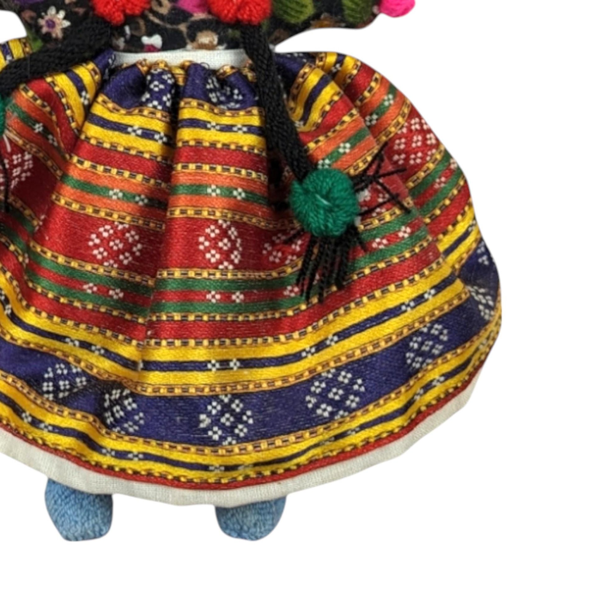 Vintage Folk Art Woman and Baby Doll