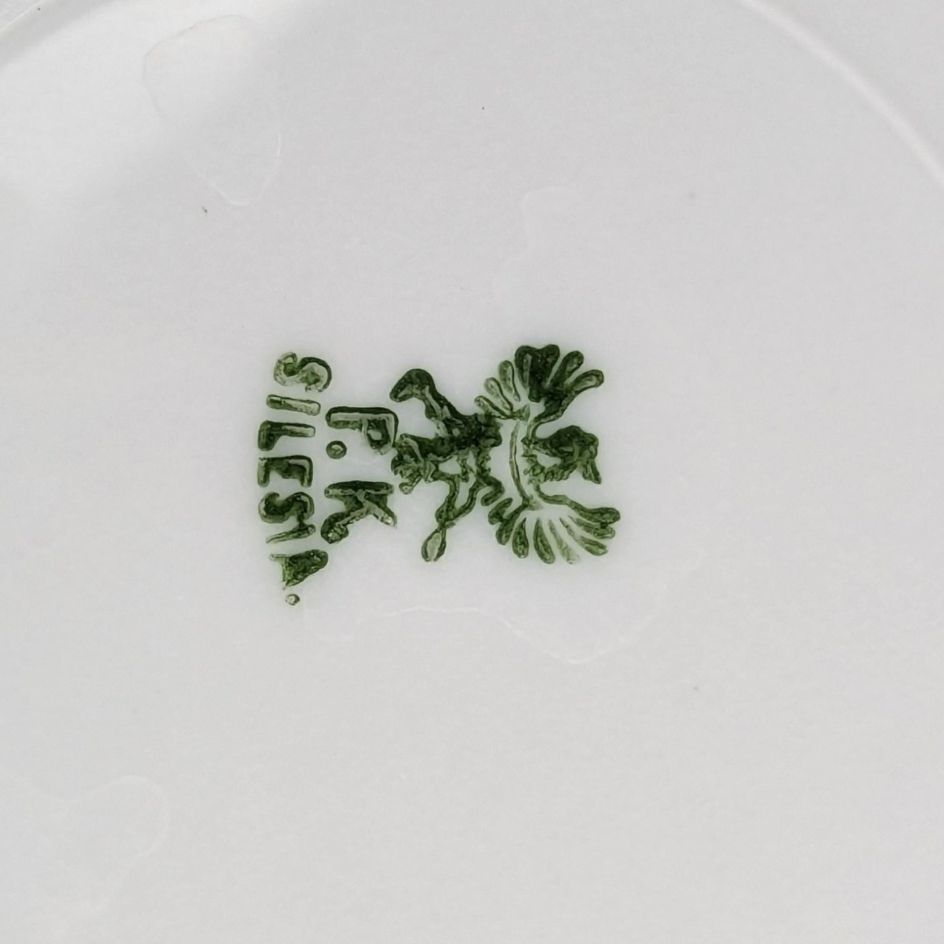 Antique P.K. Silesia Floral Porcelain Bowl