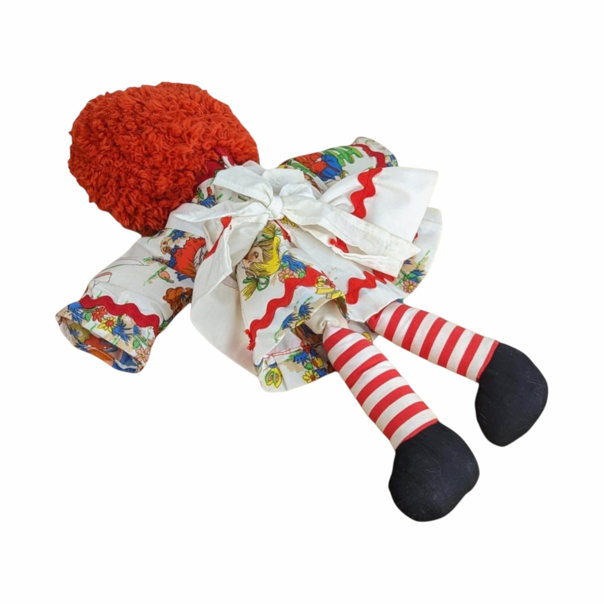 Vintage Handmade Raggedy Ann Doll