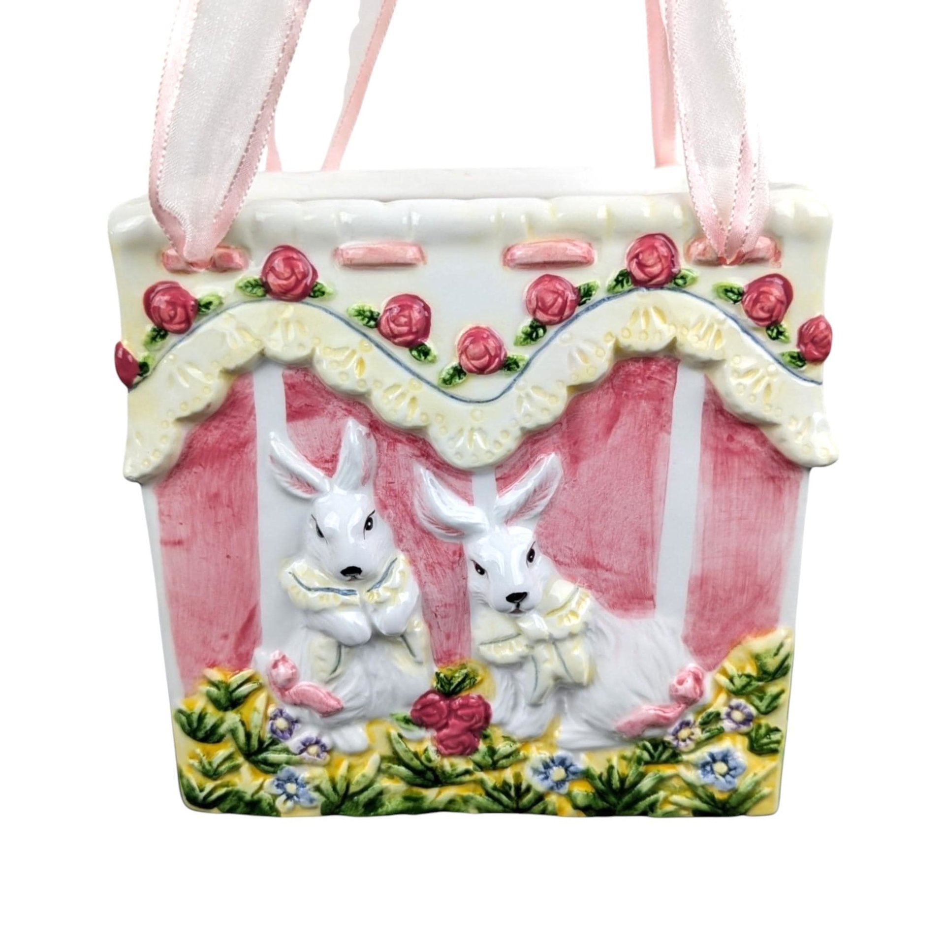 Vintage Ceramic Easter Bunny Bag
