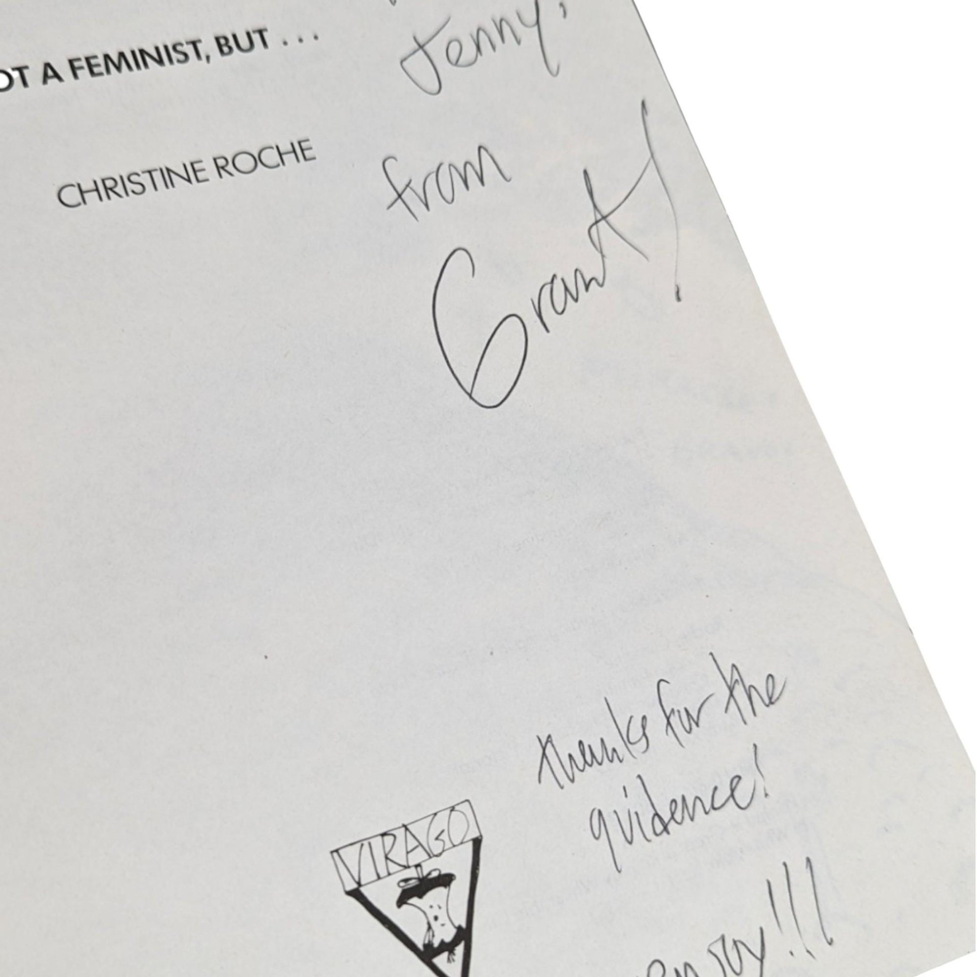 1985 I'm Not a Feminist But... Book, Christine Roche