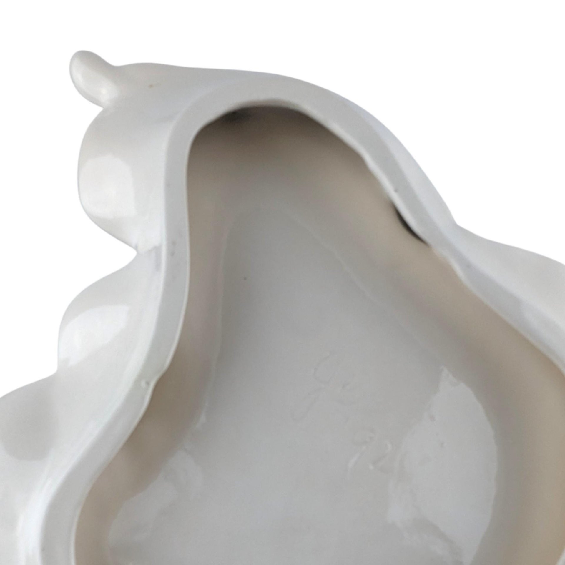 Vintage Ceramic Christmas Angel Handled Tray