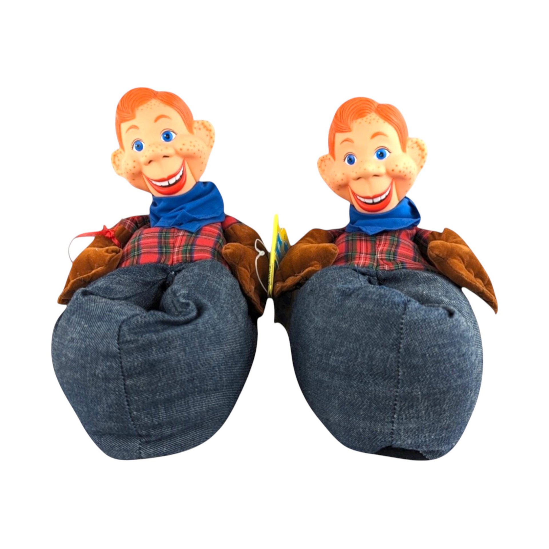 1988 Carousel Howdy Doody Slippers: Child Size Medium