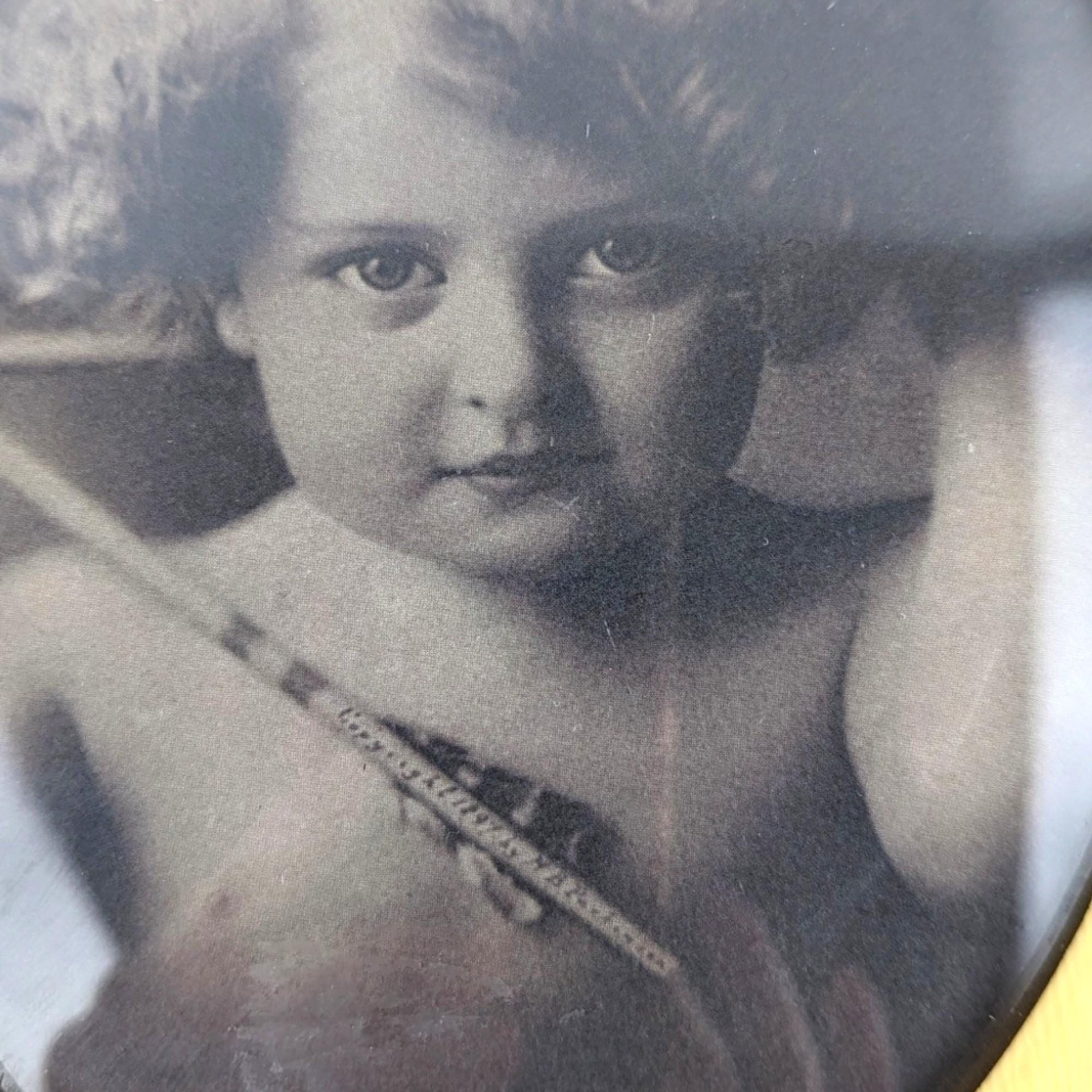 Vintage Cupid Awake Framed MB Parkinson Print