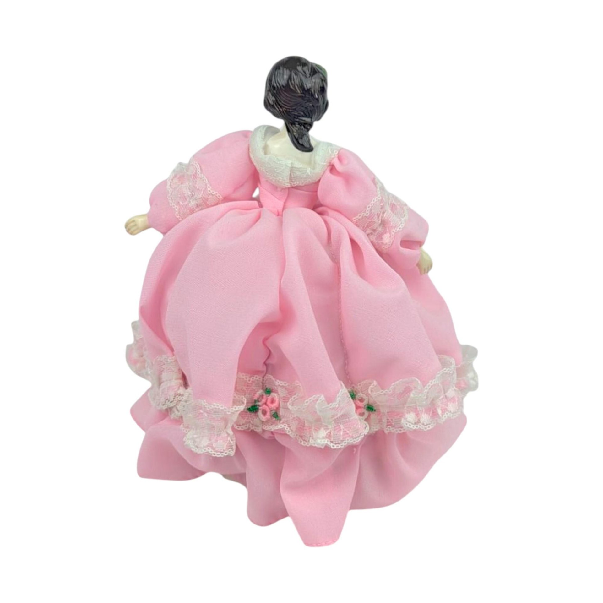 1970s Bradley Musical Pink Dress Doll