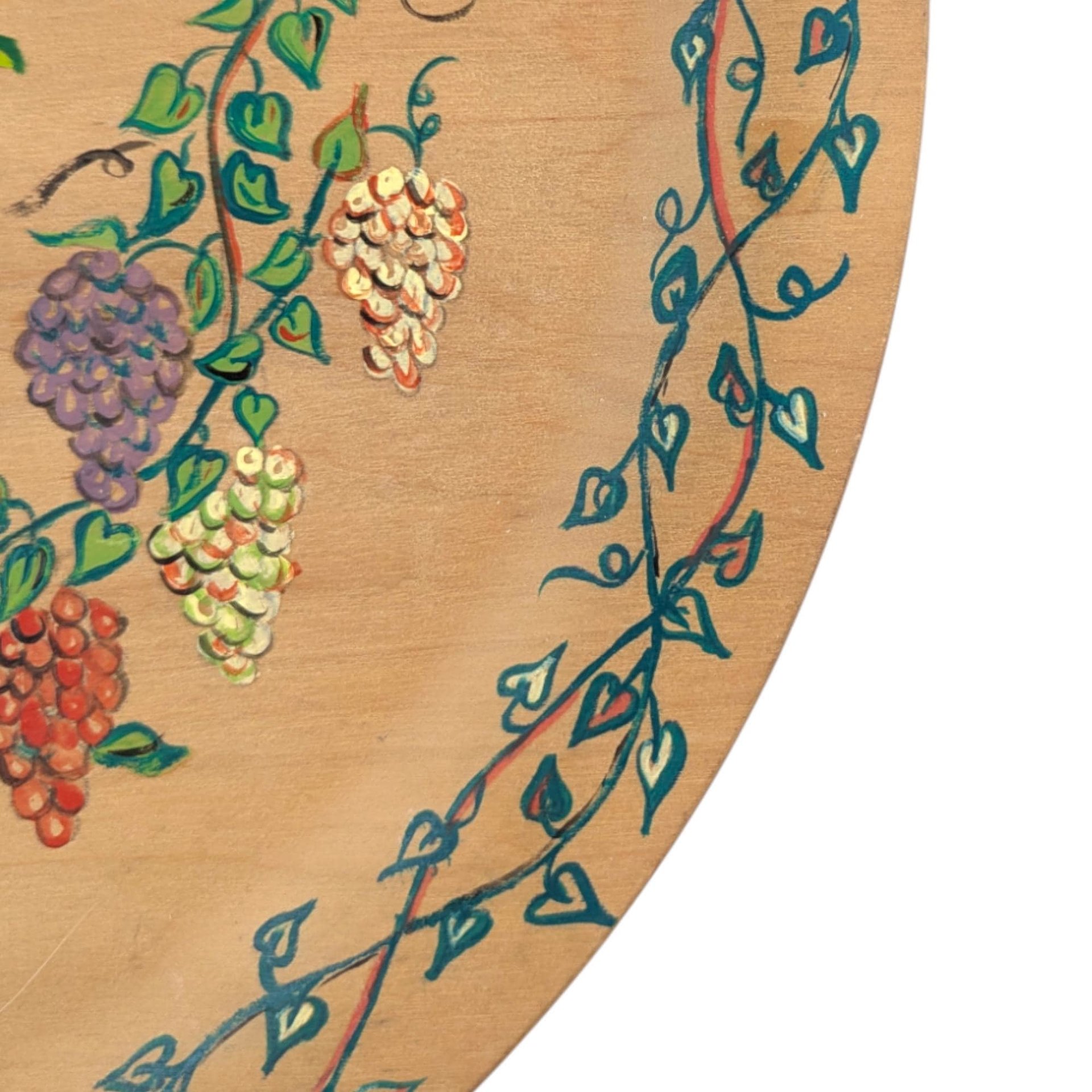 1956 Hand Painted Scandinavian Folk Art Plate