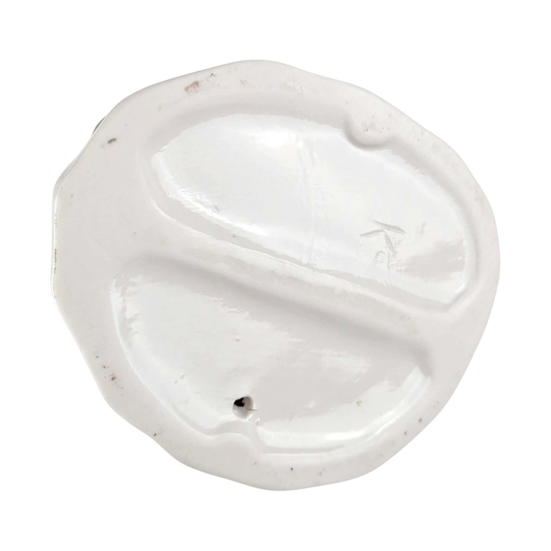 Vintage Porcelain Clown with Horn and Tambourine