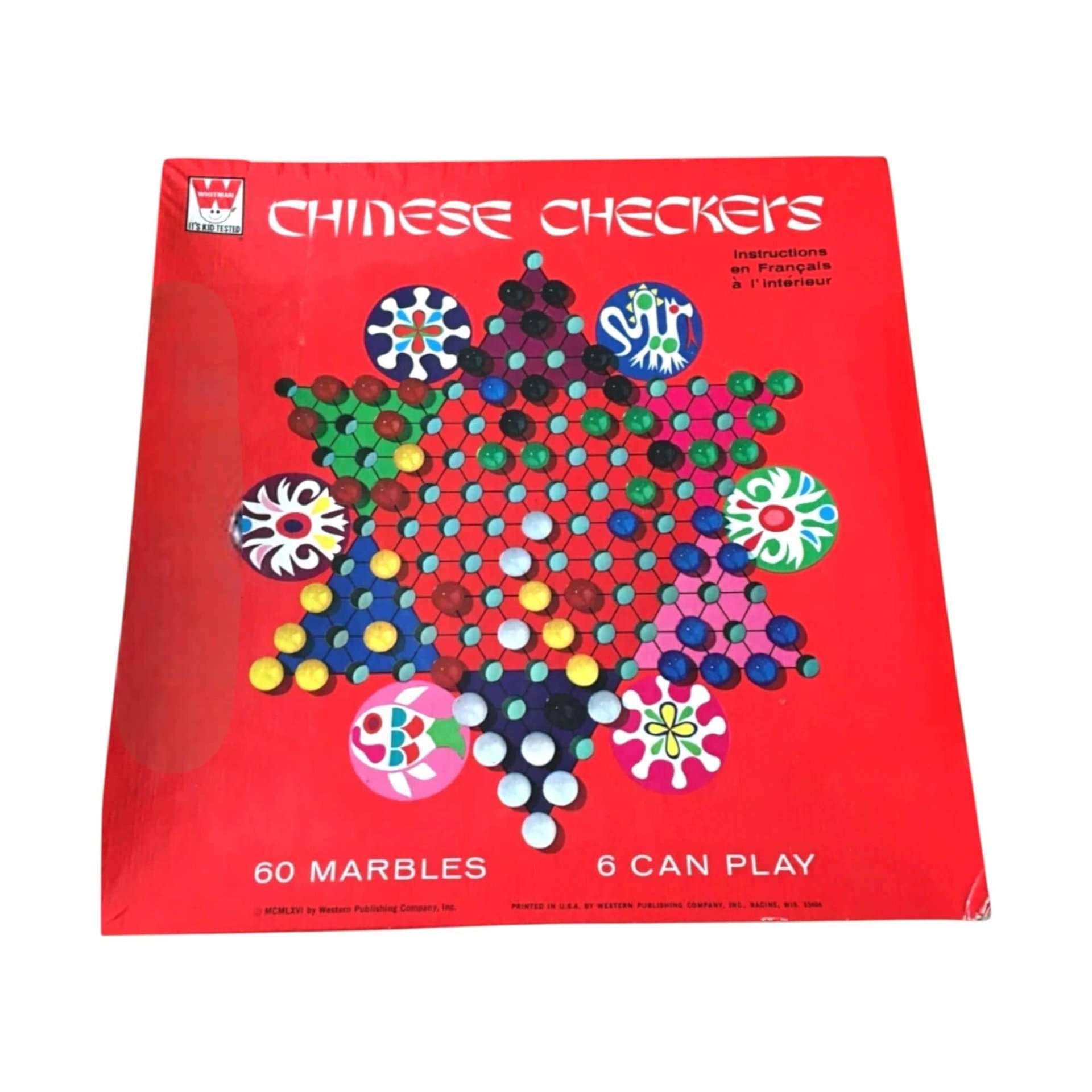 1966 Whitman Chinese Checkers Board Game
