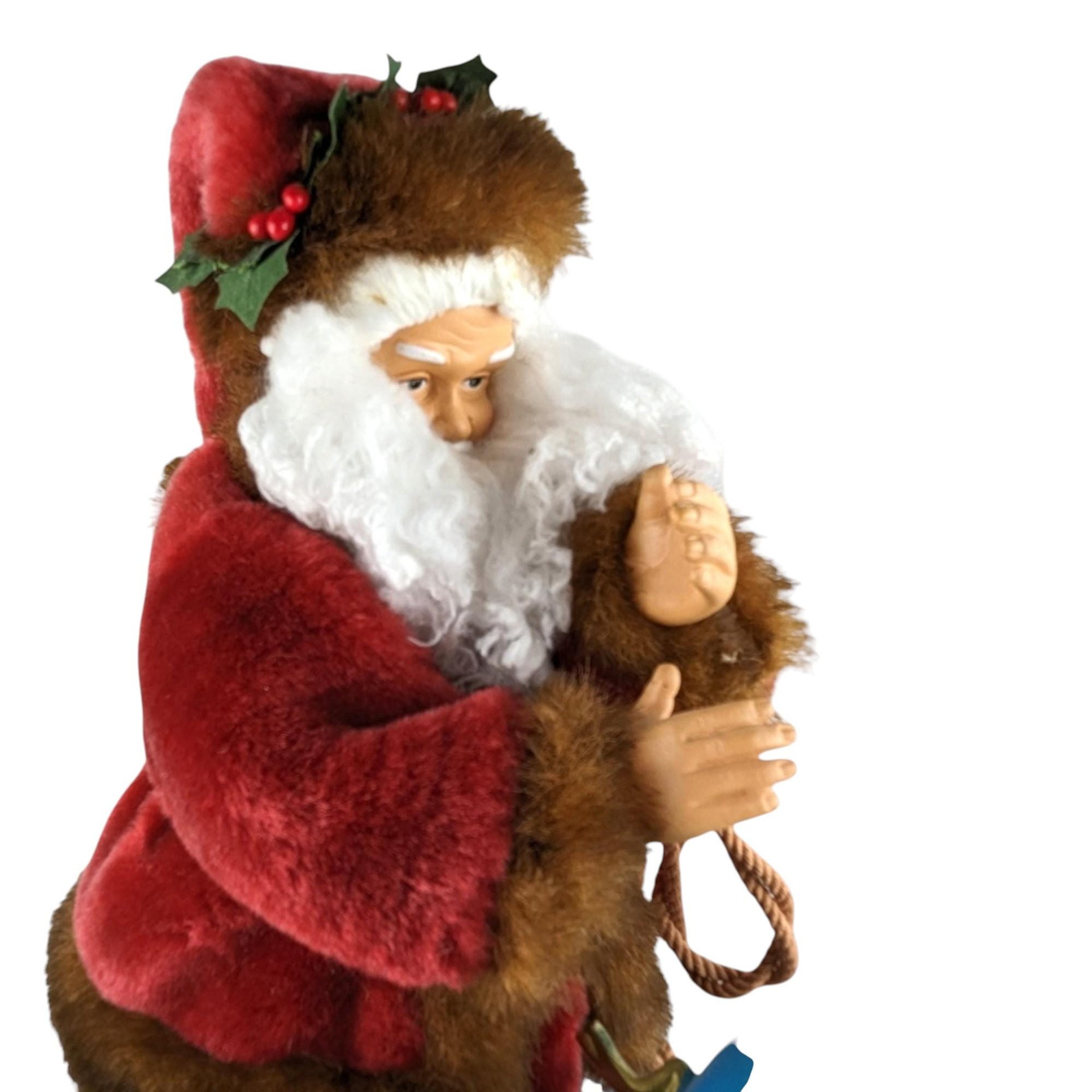 Vintage Gemmy Animated Musical Santa
