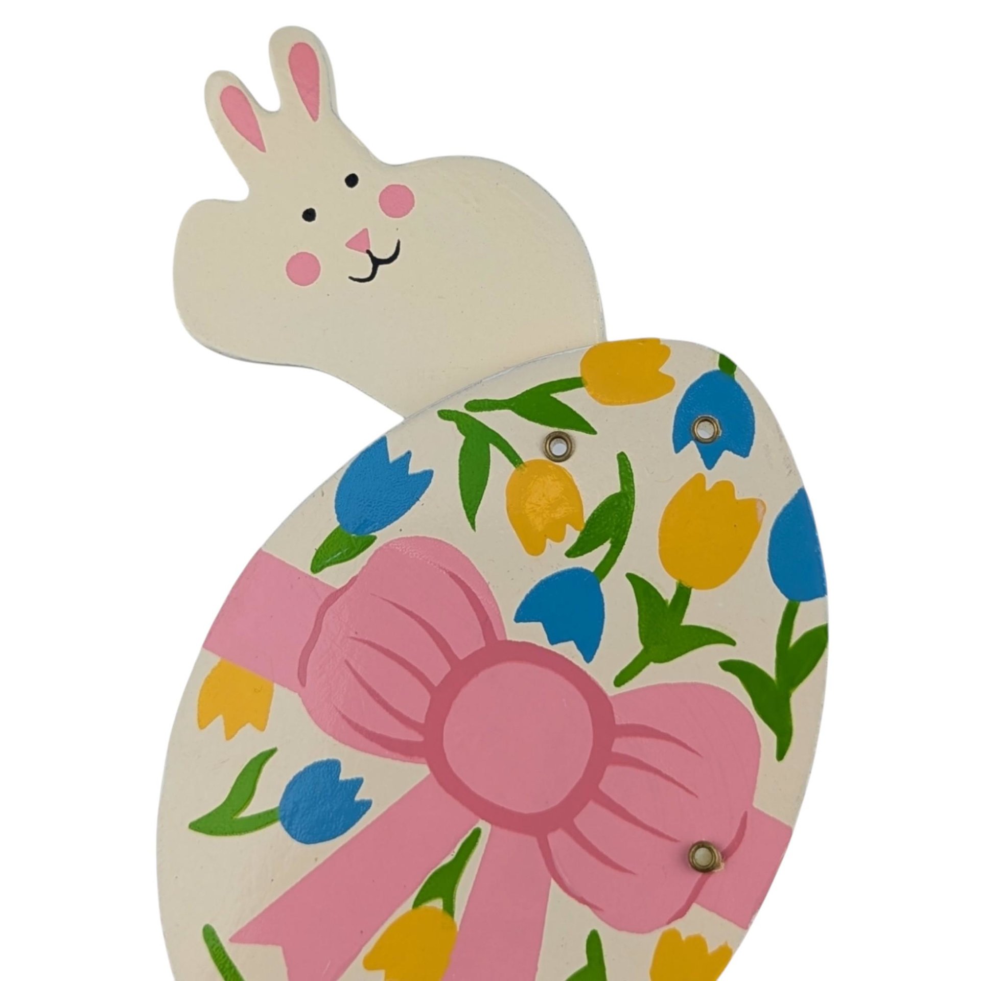 Vintage Easter Decor Choice: Pull String Bunnies or Trinket Box
