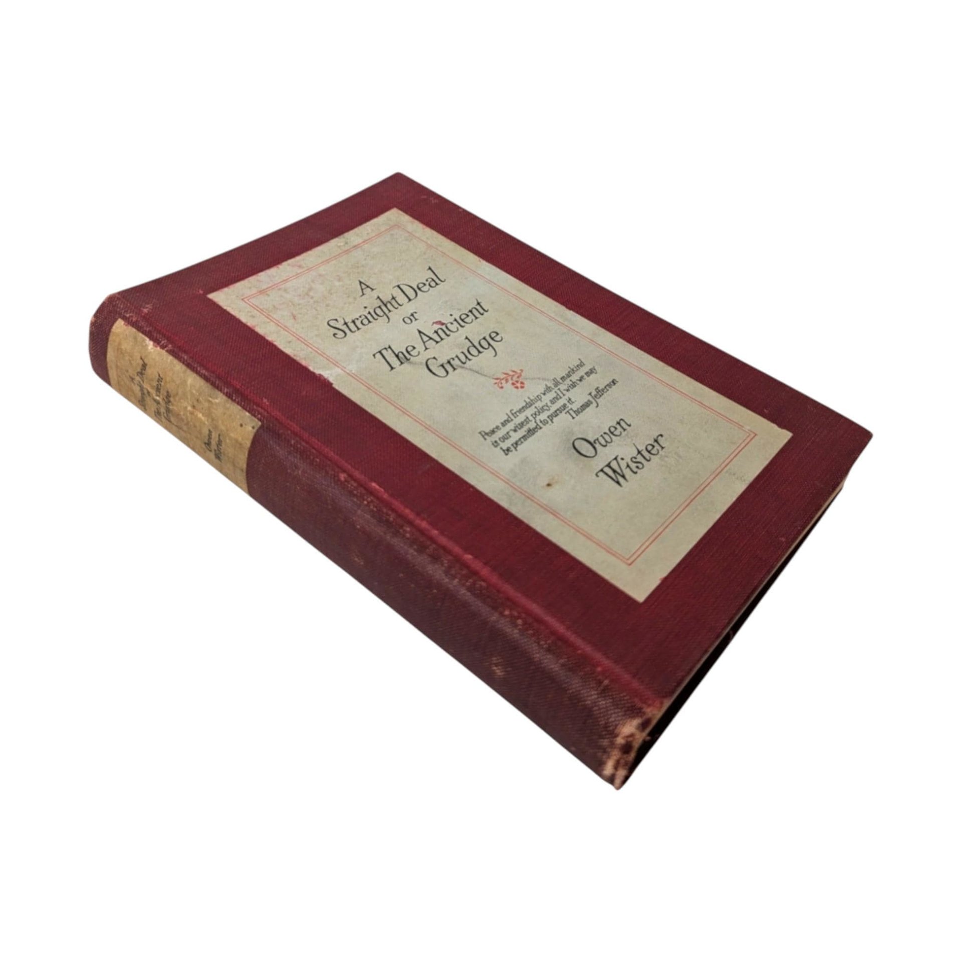 1920 A Straight Deal, Owen Wister