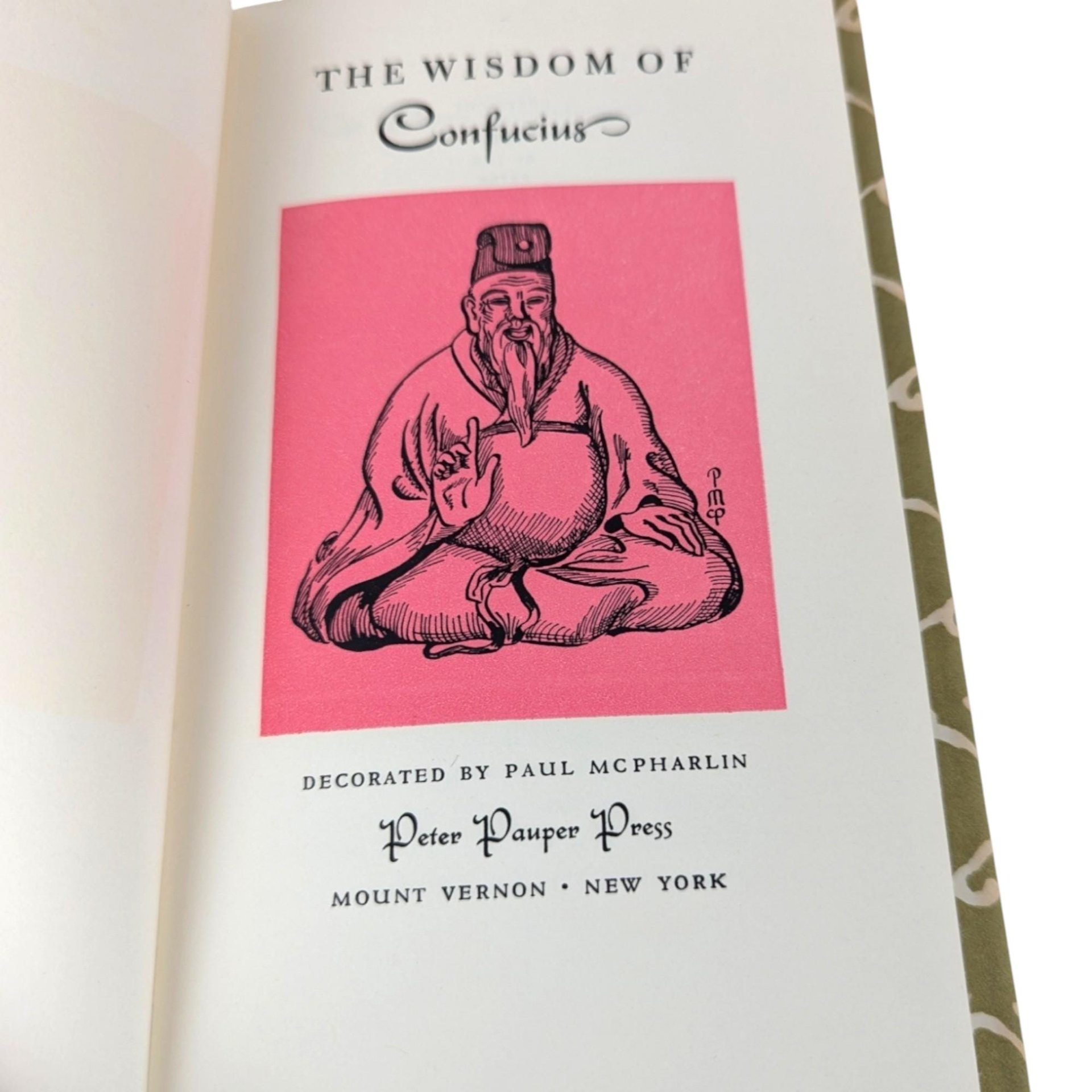1963 The Wisdom of Confucius Hardcover Book