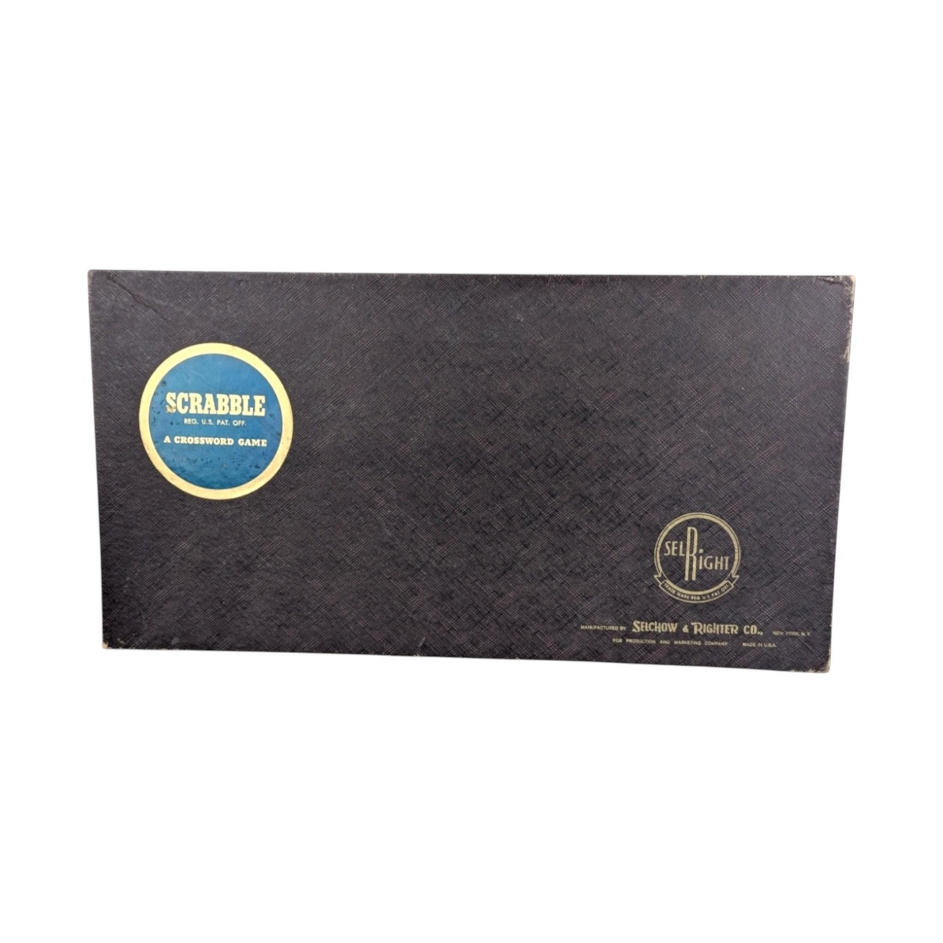 1953 Selchow & Righter Scrabble Board Game