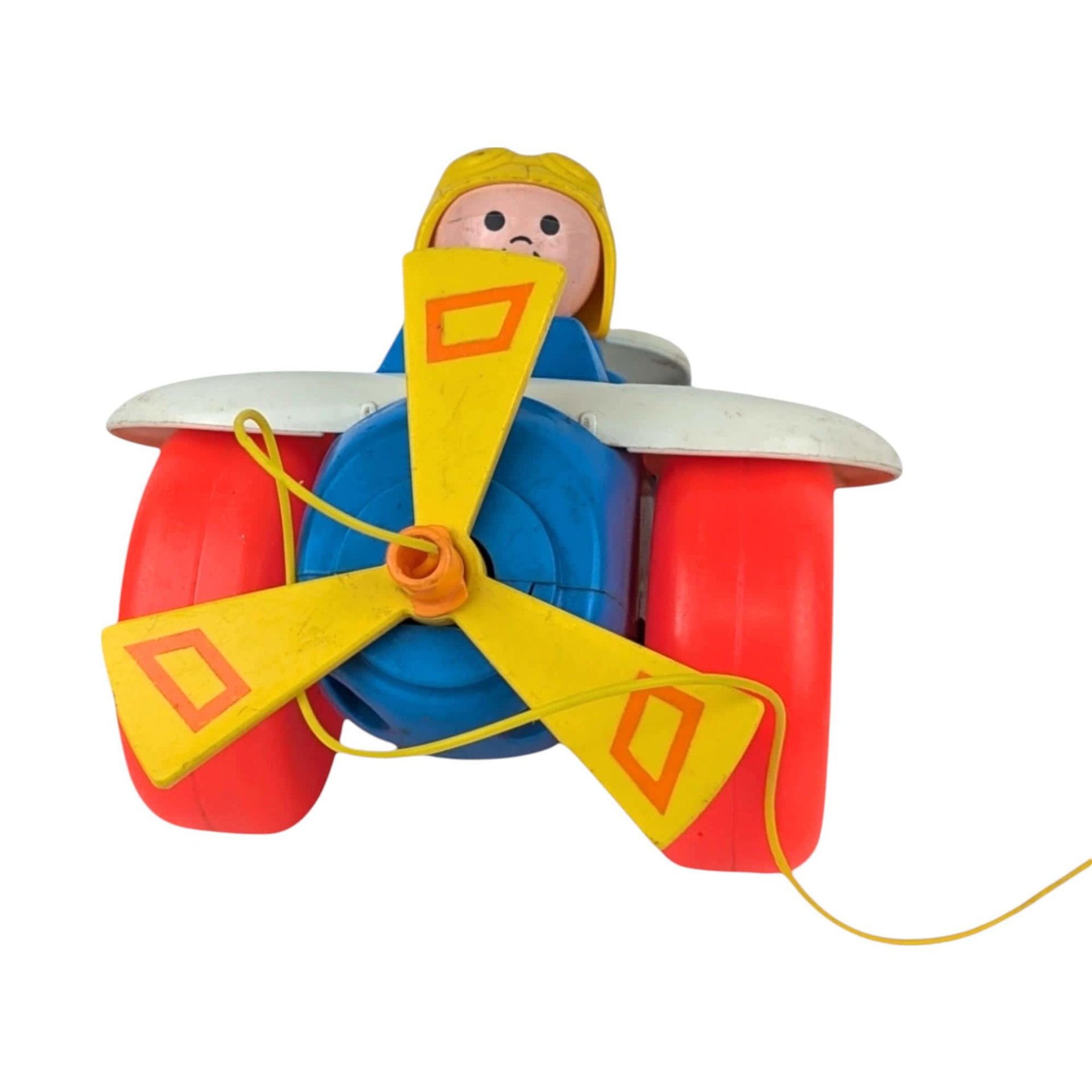 1980 Fisher Price Airplane Pull Toy