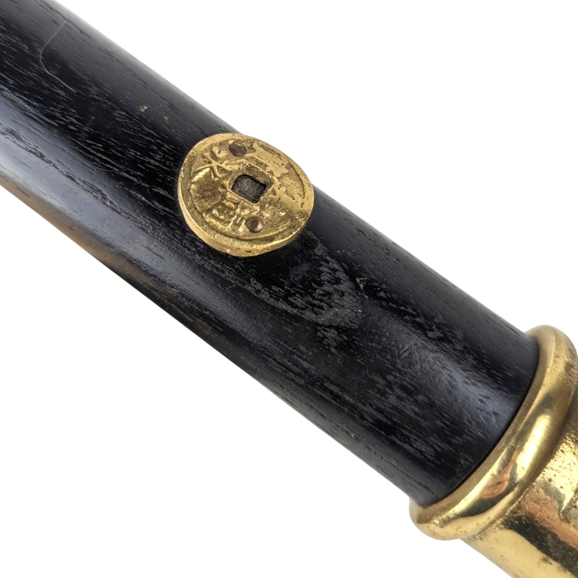 Vintage Chinese Brass Silk Iron