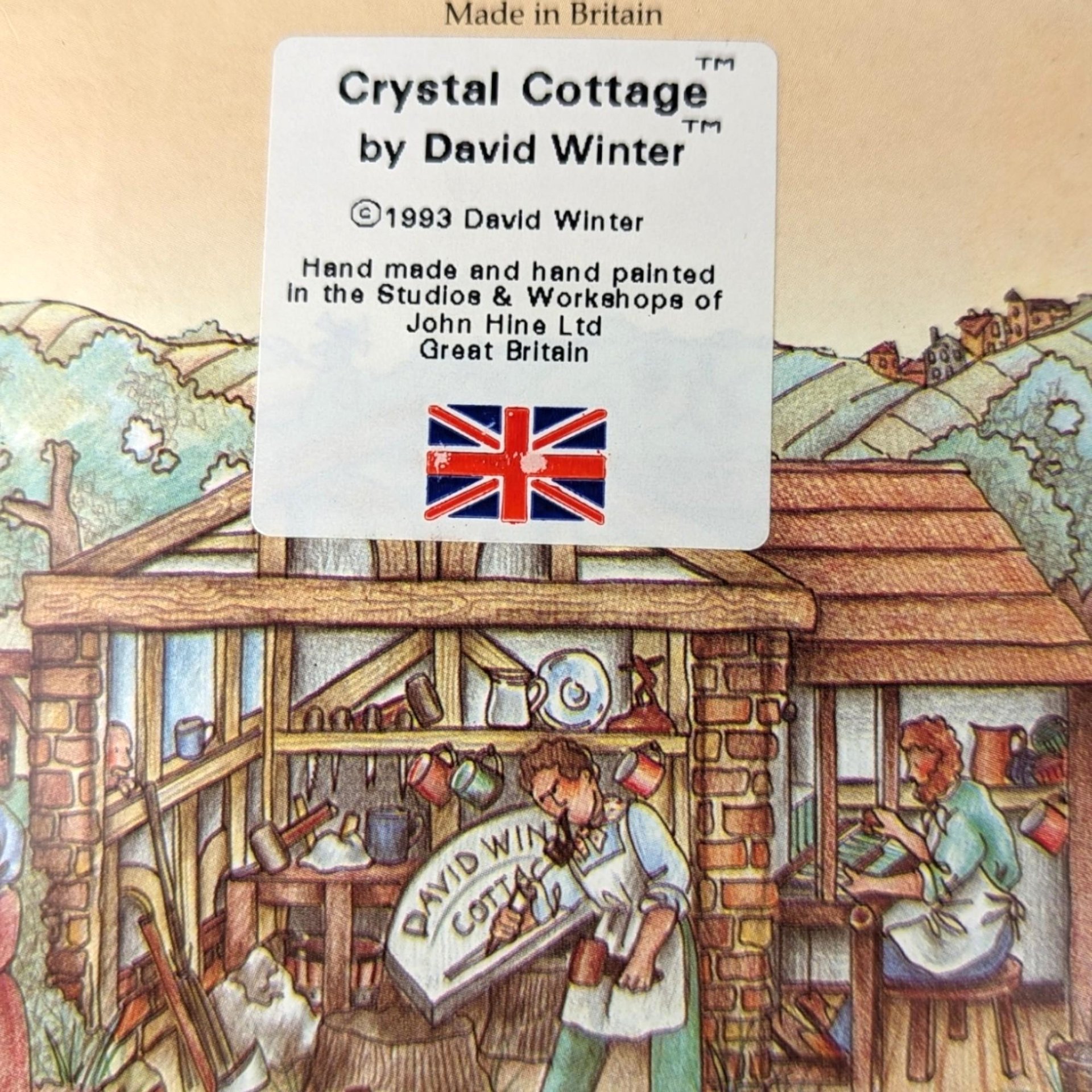 1993 Signed David Winter Crystal Cottage