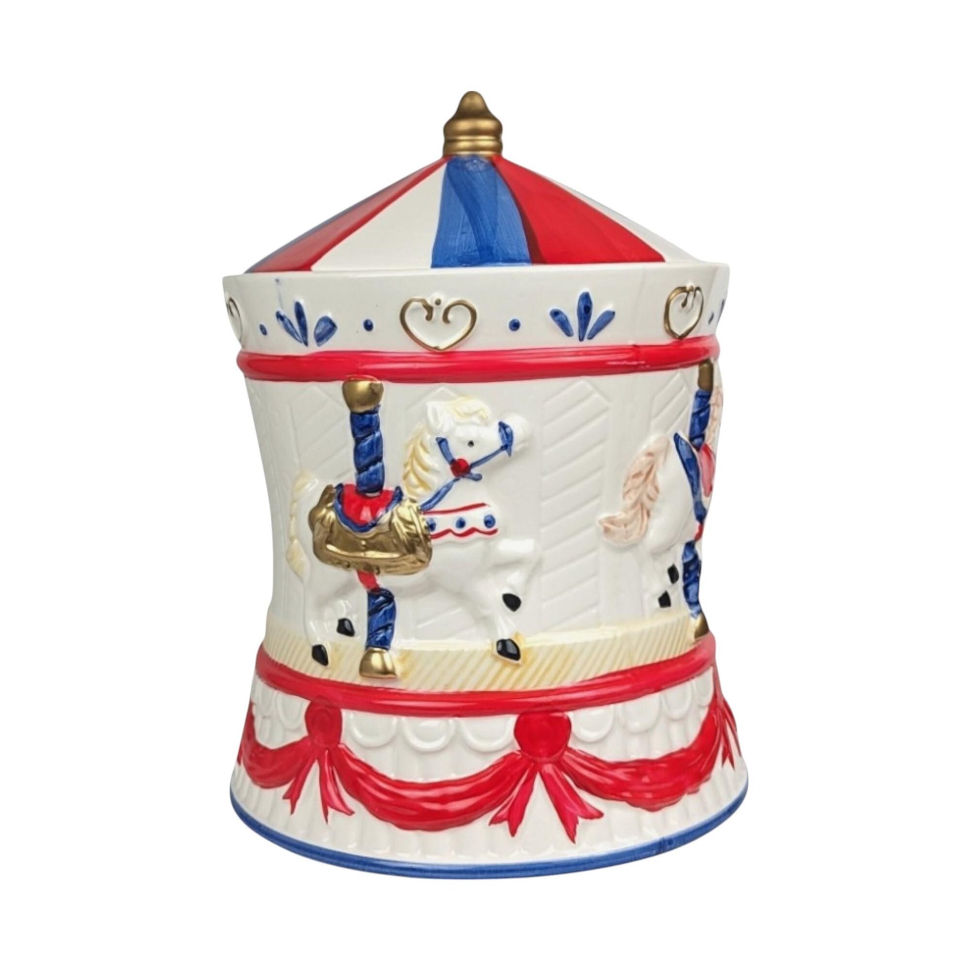 Vintage AMC Carousel Musical Cookie Jar