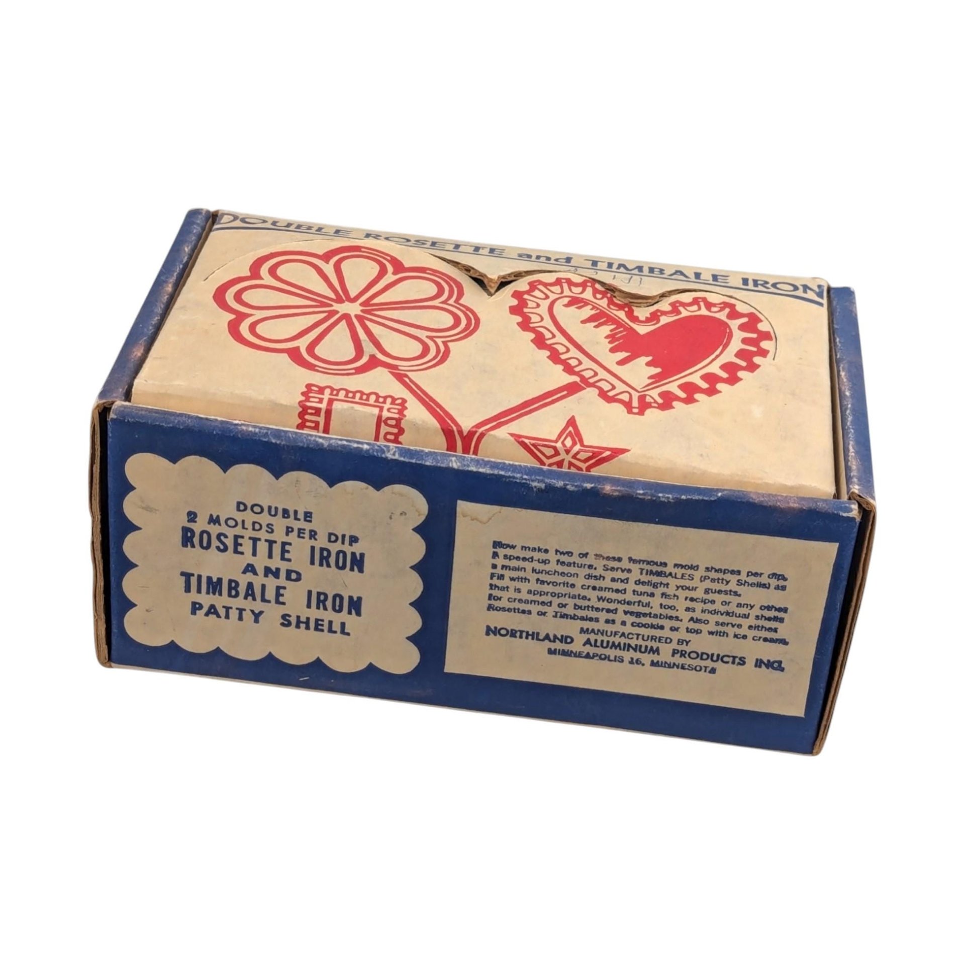 Vintage Nordic Ware Double Rosette and Timbale Iron Set