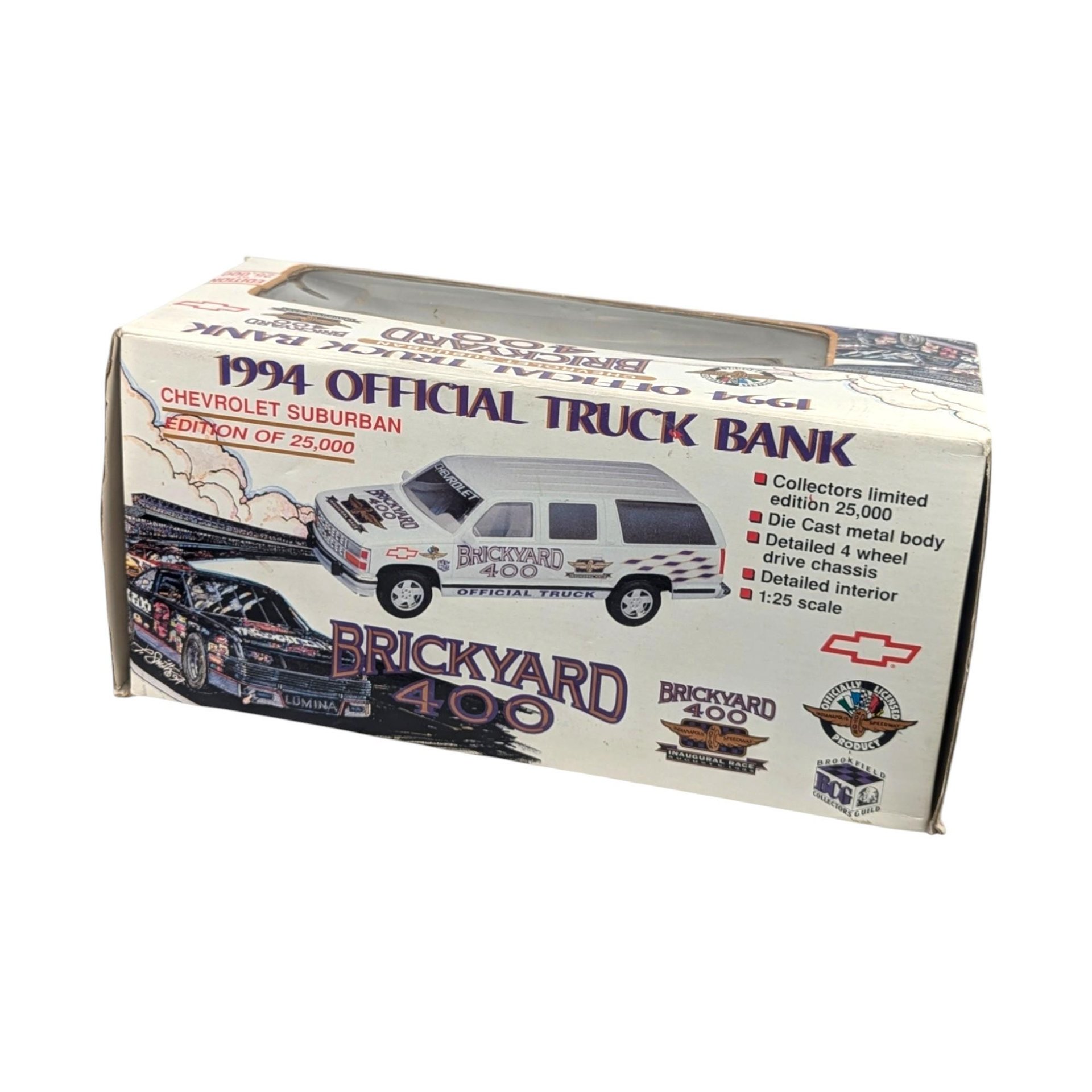 1994 Brookfield Chevrolet Suburban Brickyard 400 Truck Bank