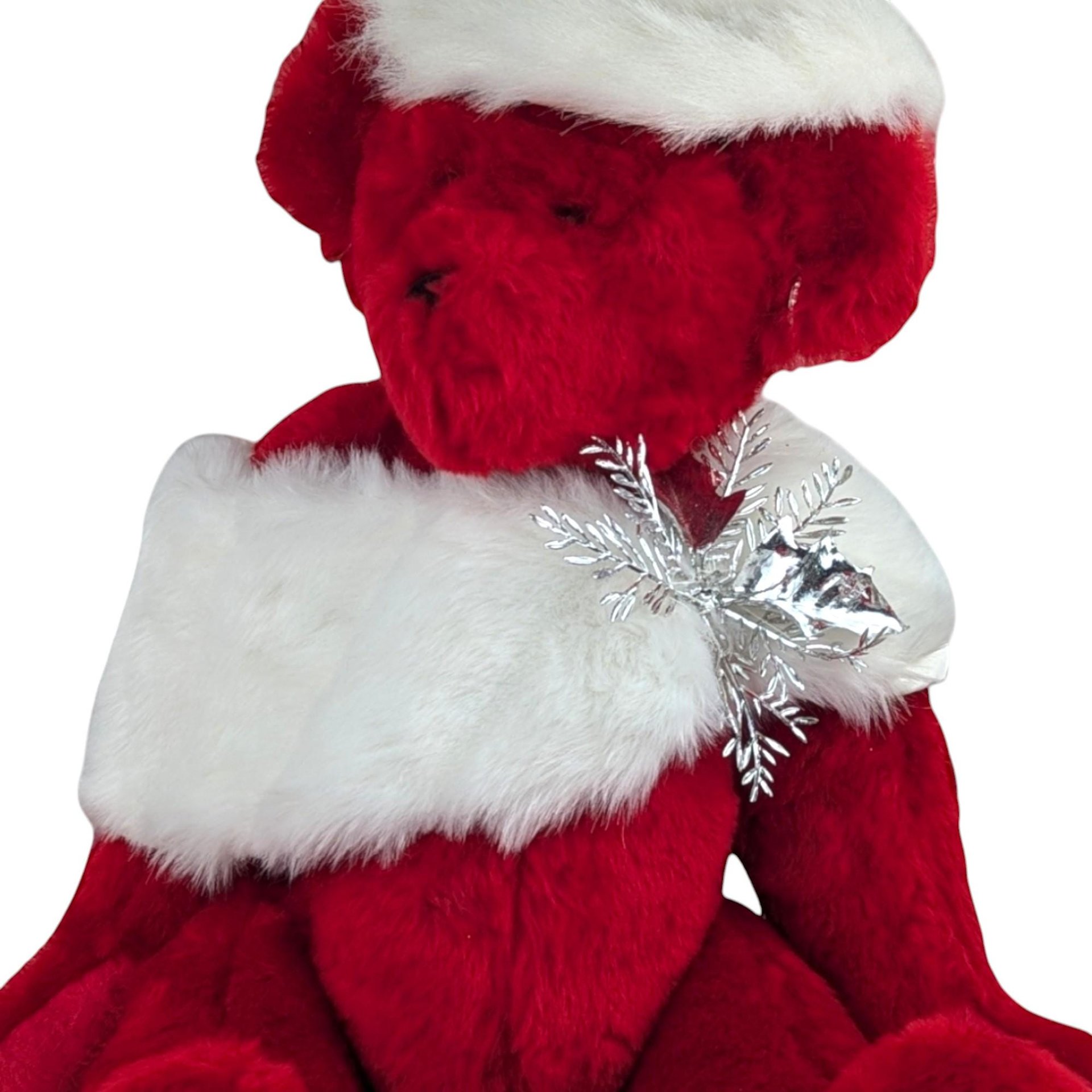 1993 Johnson Creations Holiday Red Teddy Bear