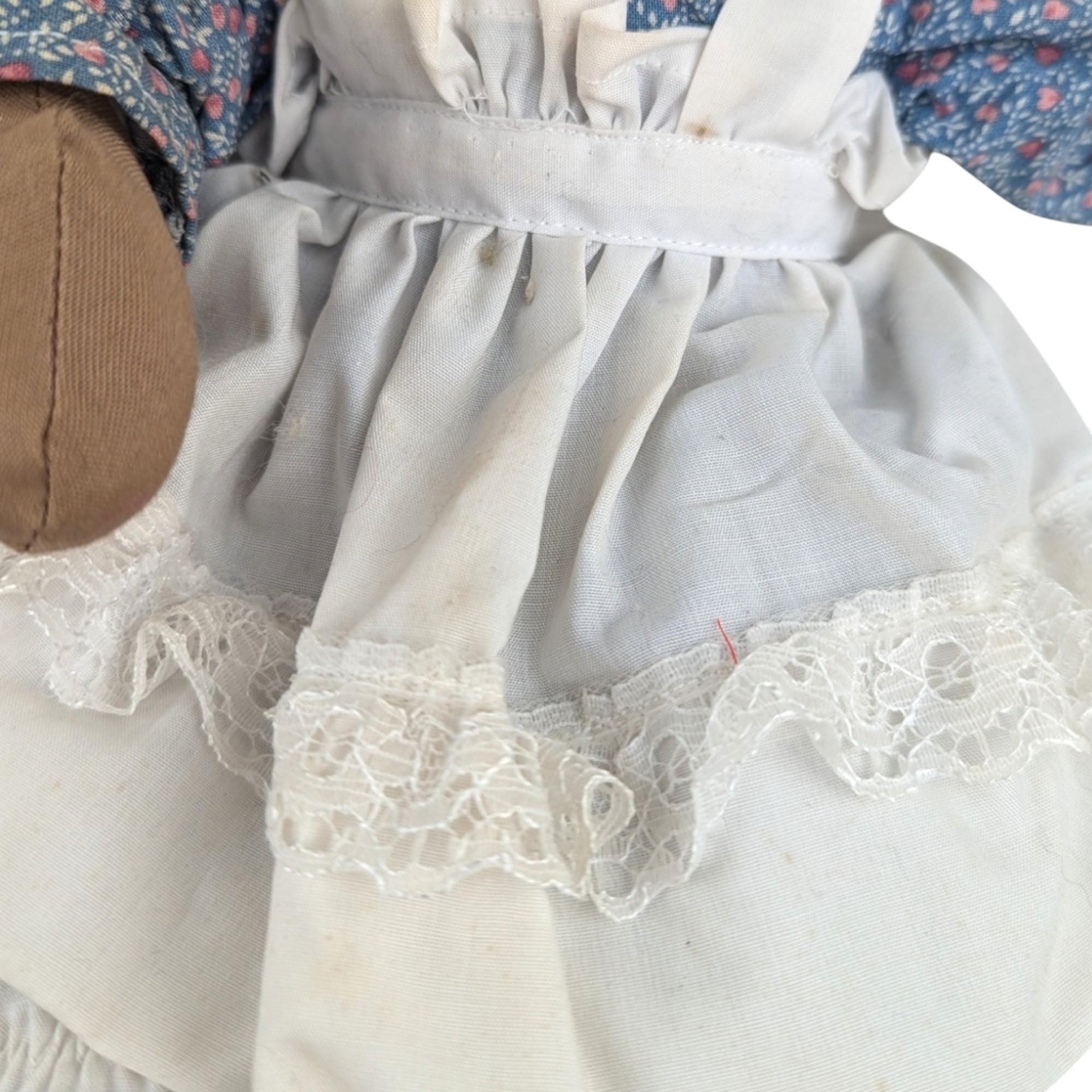 Vintage Raggedy Ann and Andy Plush Doll Pair