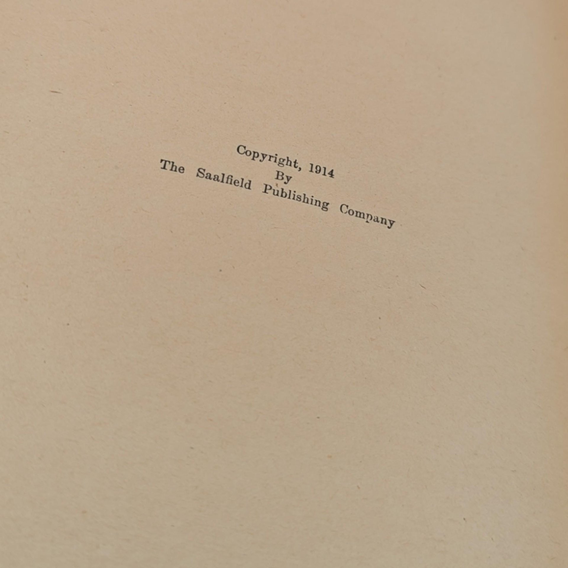 1914 Bed-Time Stories for Boys and Girls: Saalfield Publishing