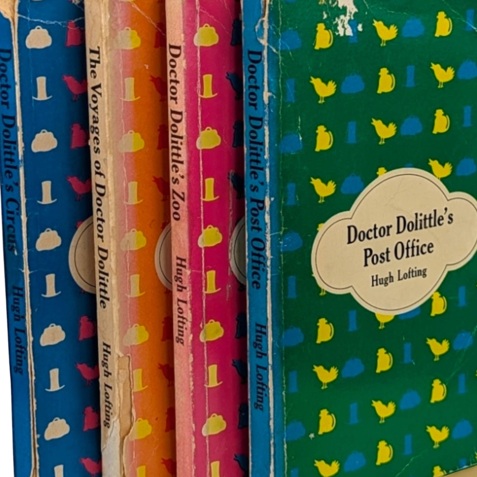 Vintage Doctor Dolittle 4-Book Set