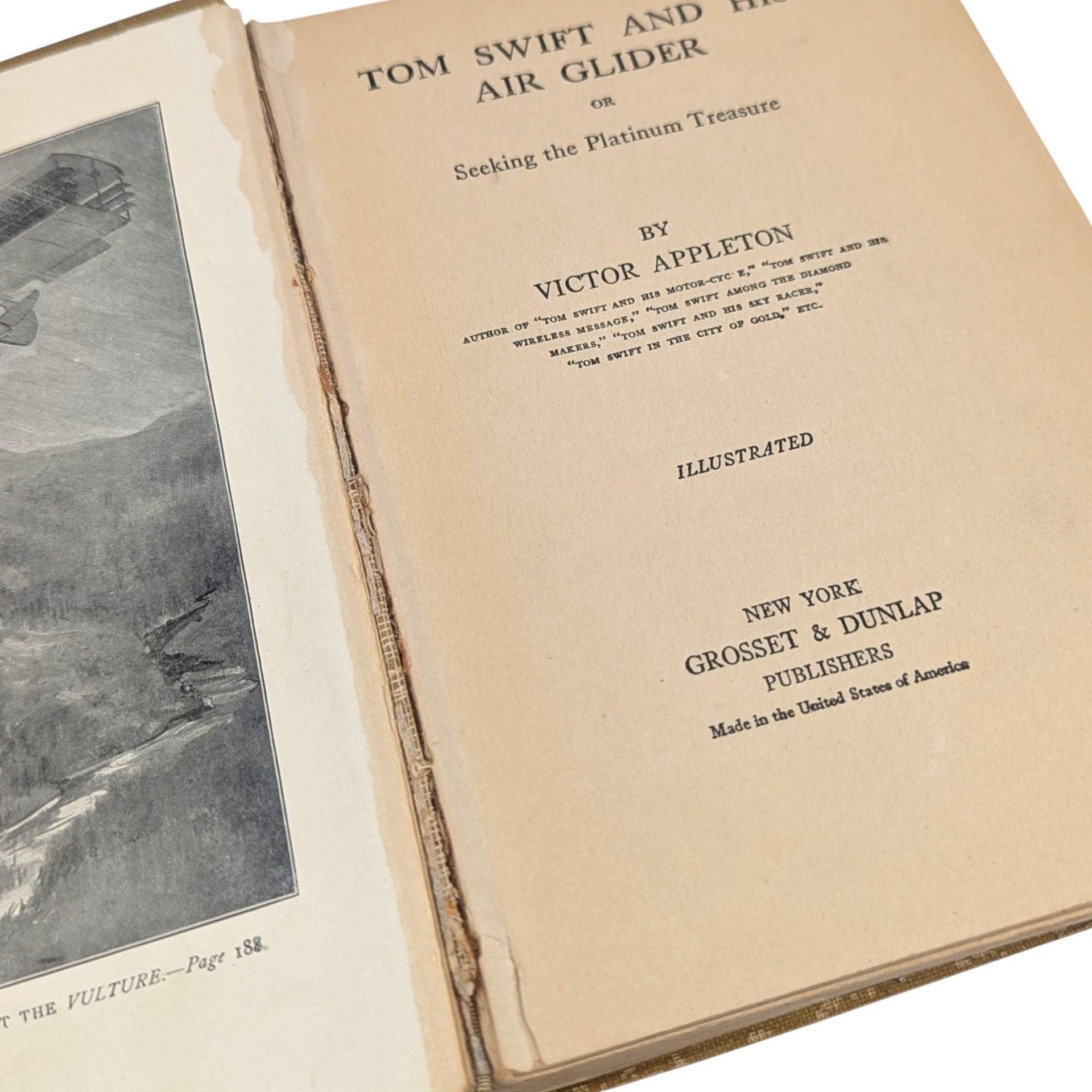 1912 Tom Swift and his Air Glider, Victor Appleton