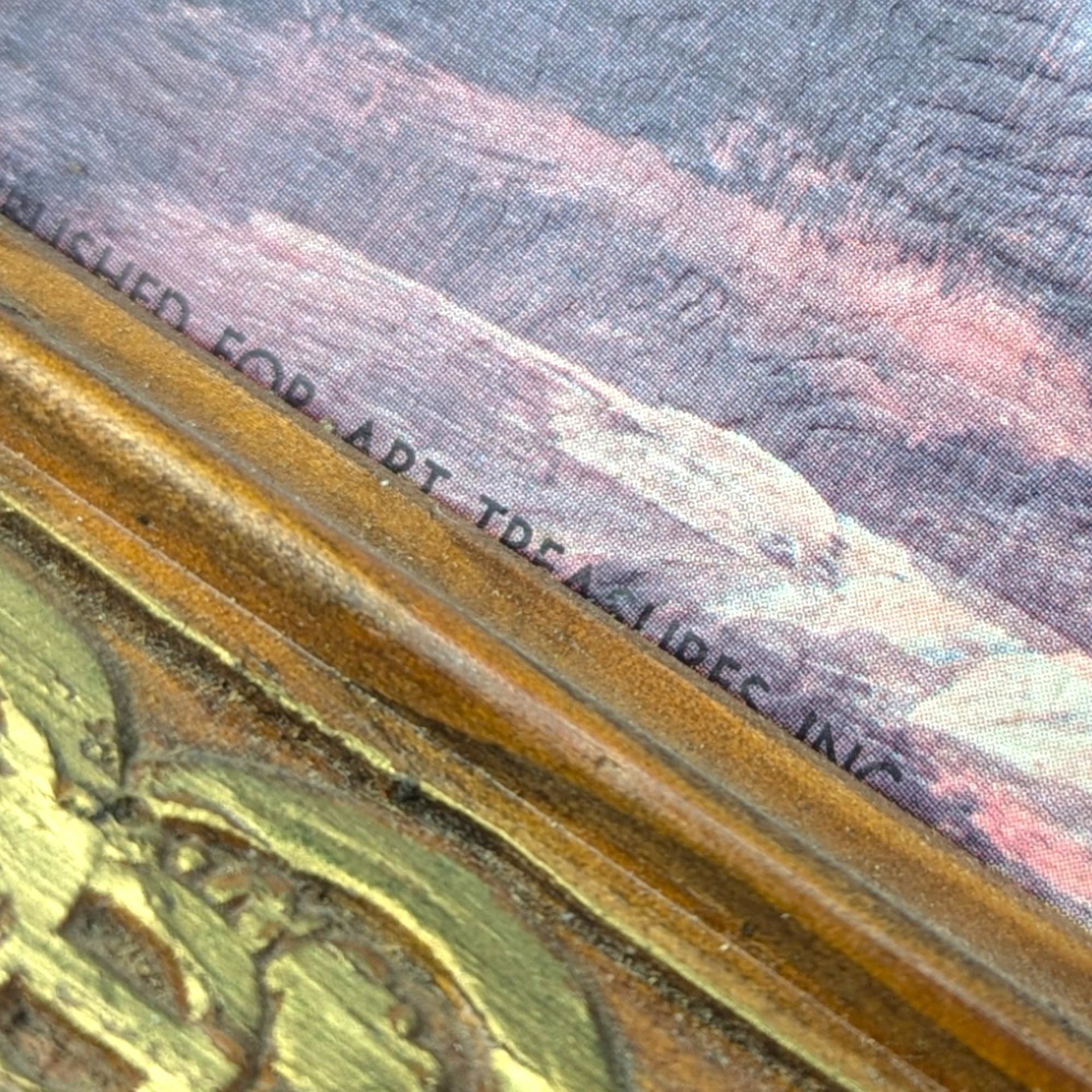 Vintage Still Life Flower Art Treasure Framed Pair