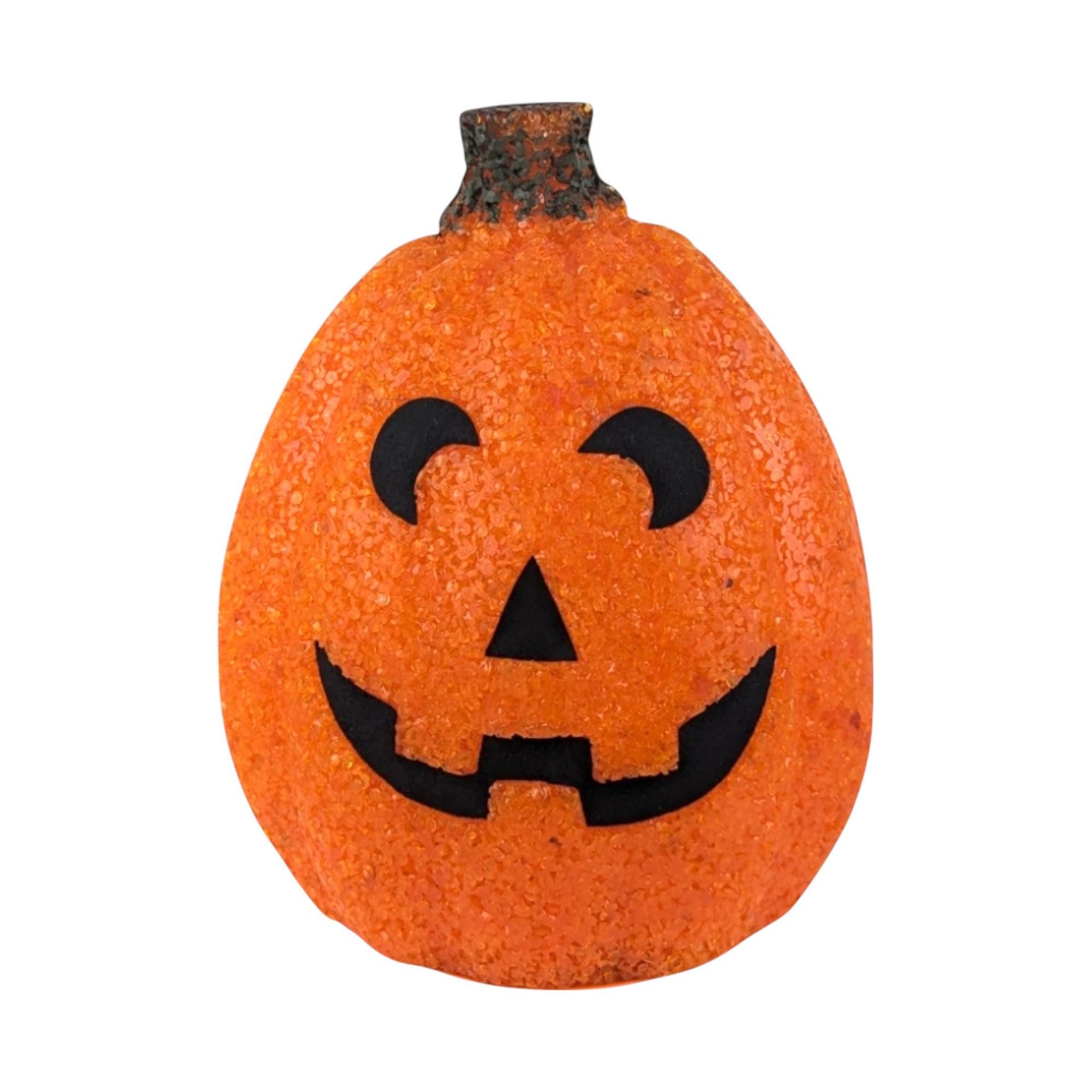 Vintage Melted Plastic Popcorn Jack O’Lantern Light