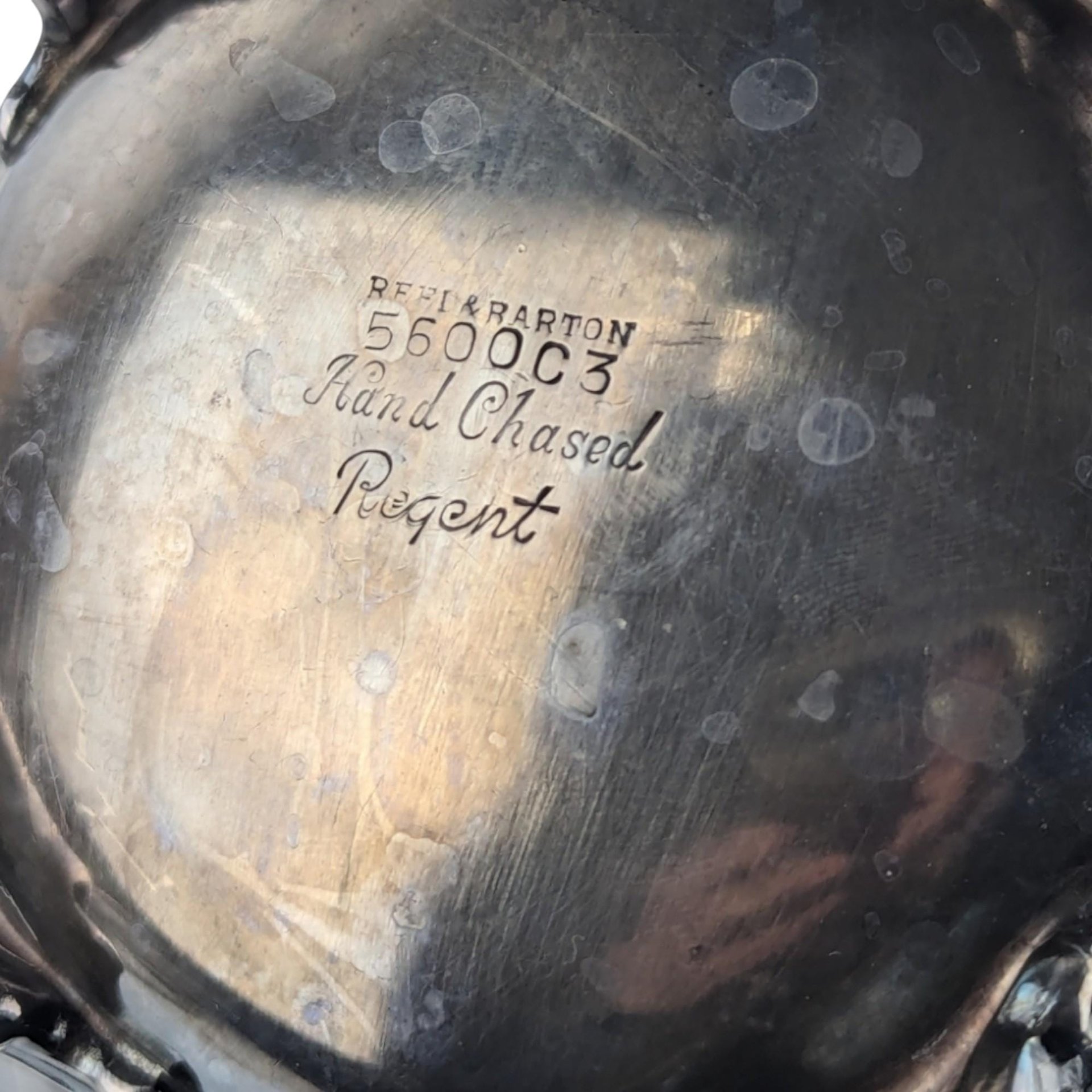 Vintage Reed & Barton Regent Hand Chased Silver Plated Teapot