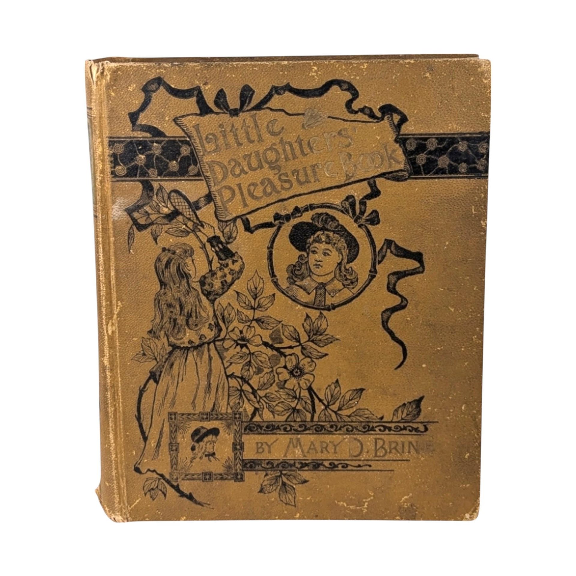 1891 Little Daughters Pleasure Book by Mary D. Brine