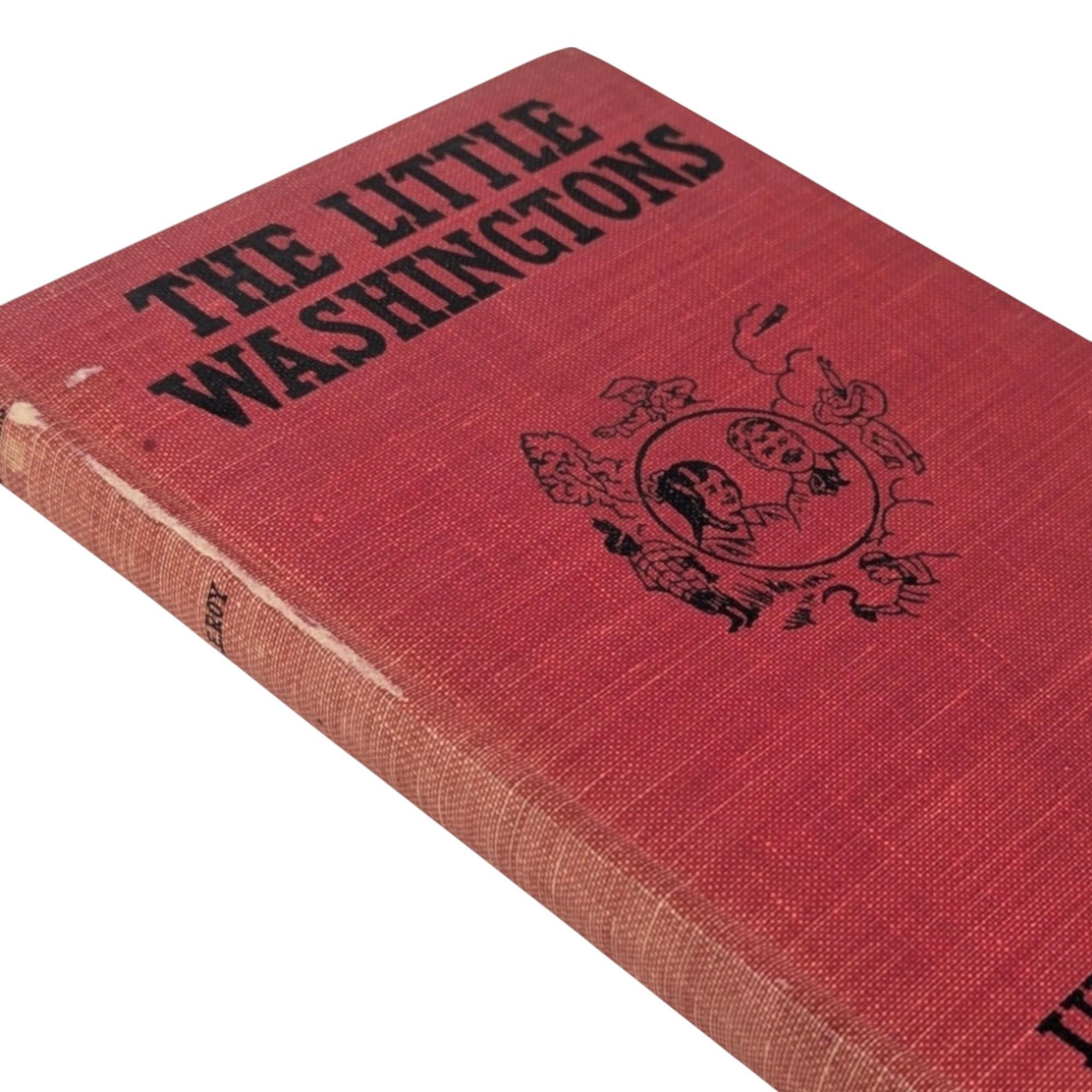 1918 Antique Children's Book Set: The Little Washingtons by Lillian Elizabeth Roy
