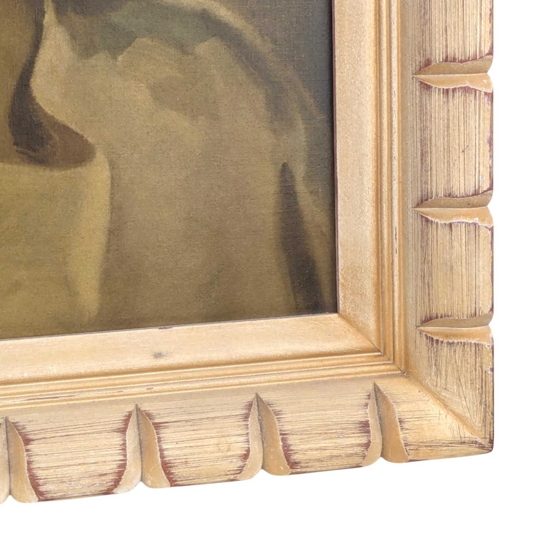 1941 Sallman's Head of Christ Framed Lithograph