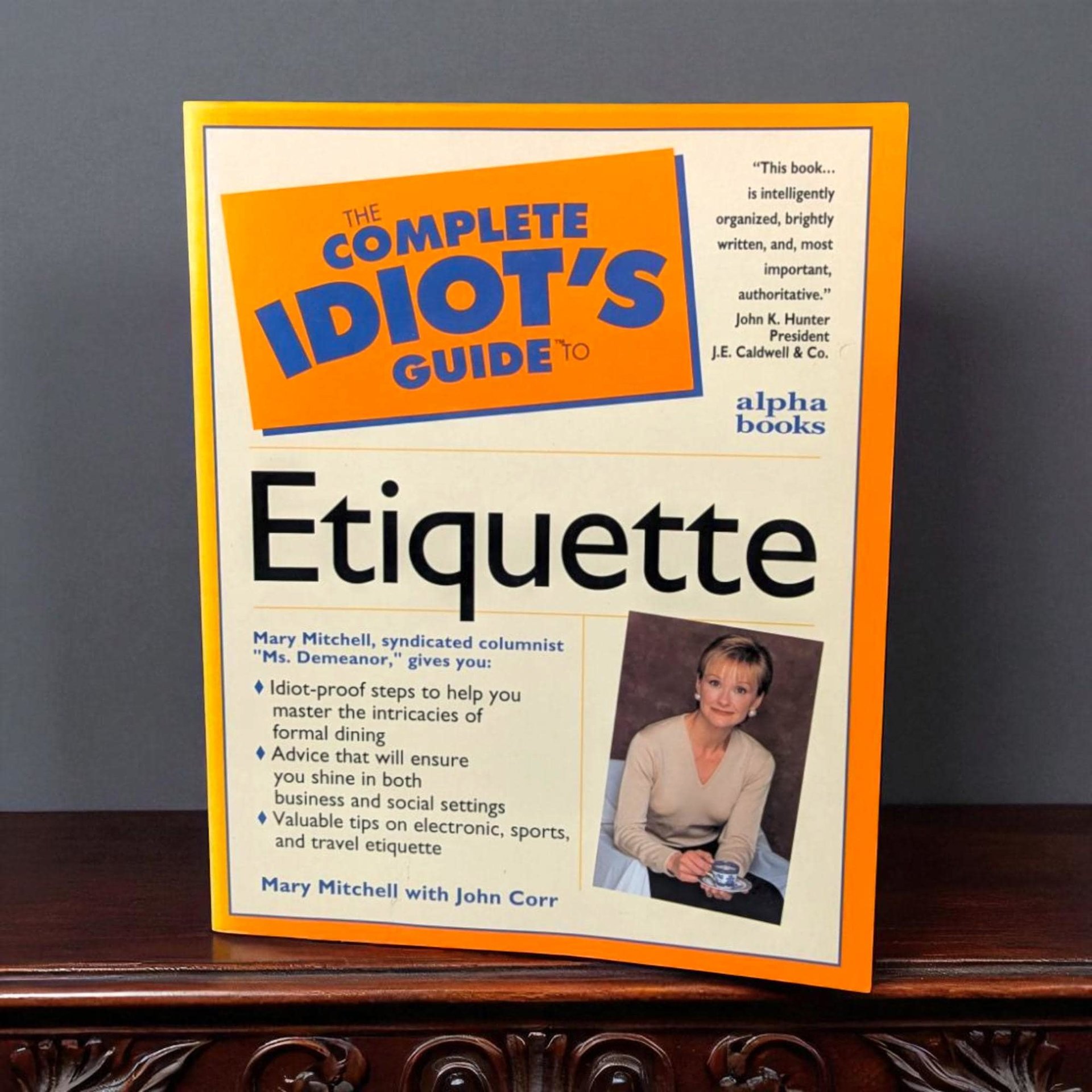 1996 The Complete Idiot's Guide to Etiquette: Mary Mitchell Book