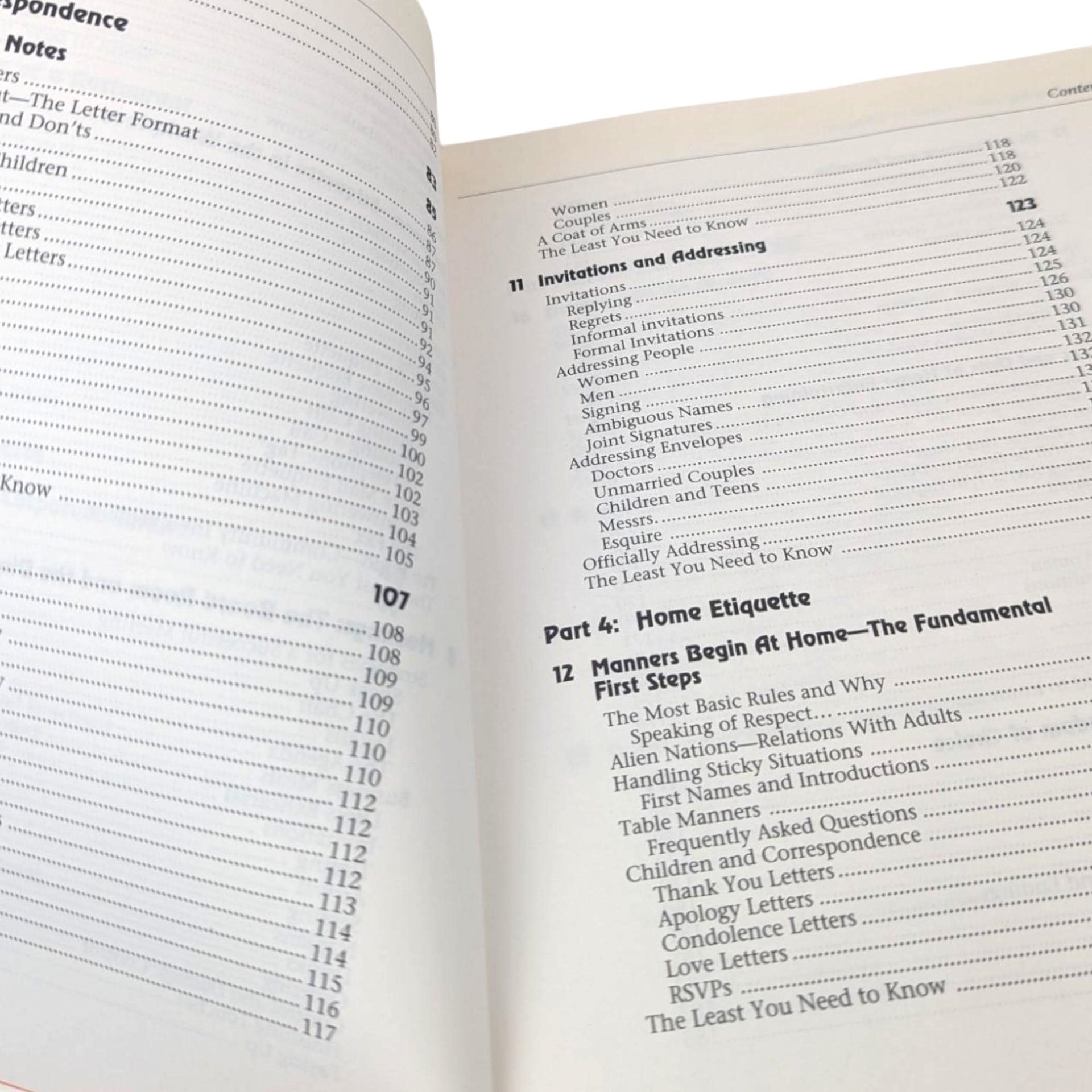 1996 The Complete Idiot's Guide to Etiquette: Mary Mitchell Book