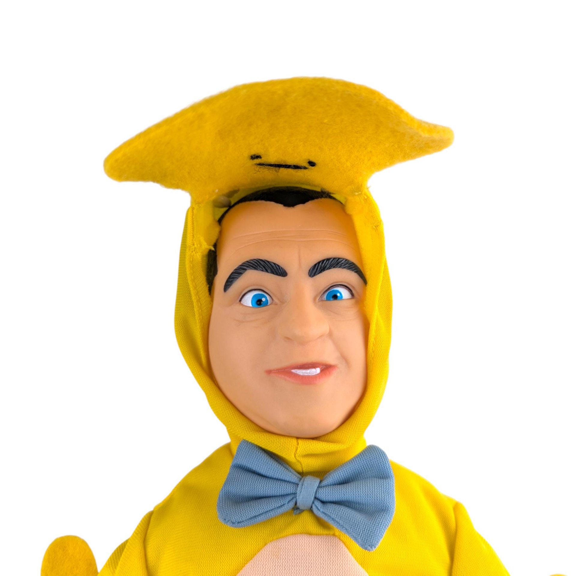 Vintage The Three Stooges Curly Chicken Plush Doll