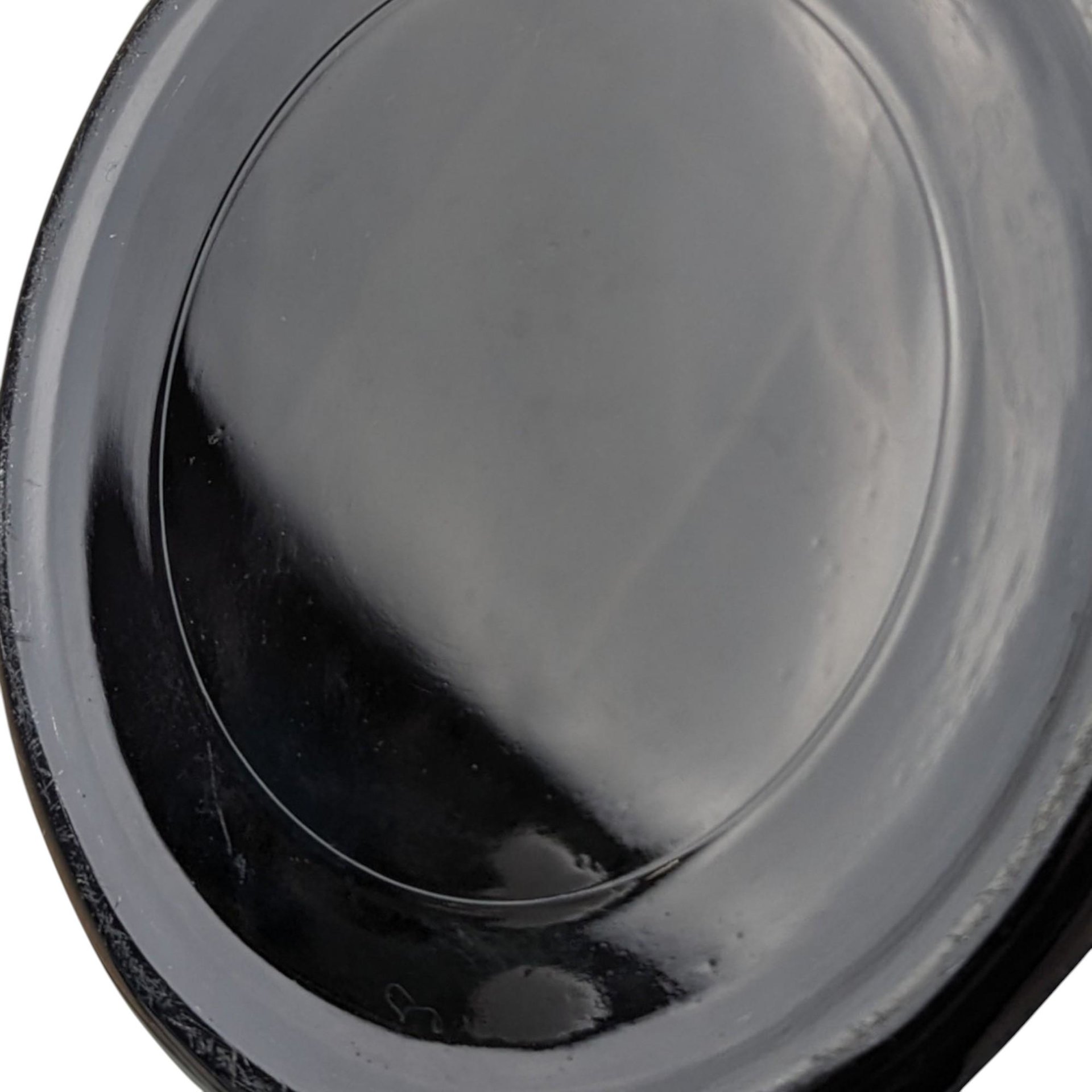 Vintage L.E. Smith Black Glass Bean Pot