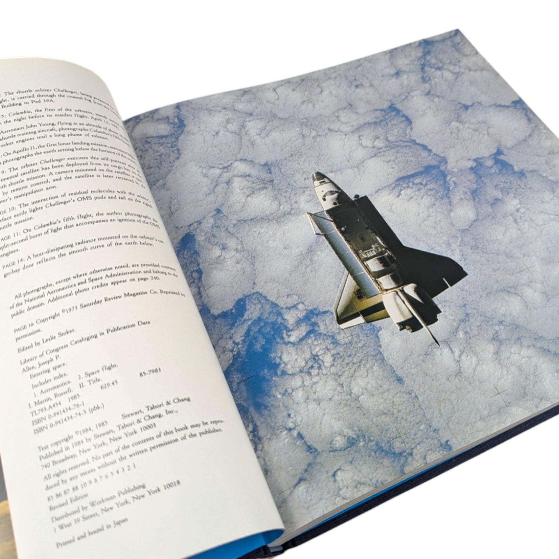 1984 Entering Space: An Astronaut's Odyssey Hardcover