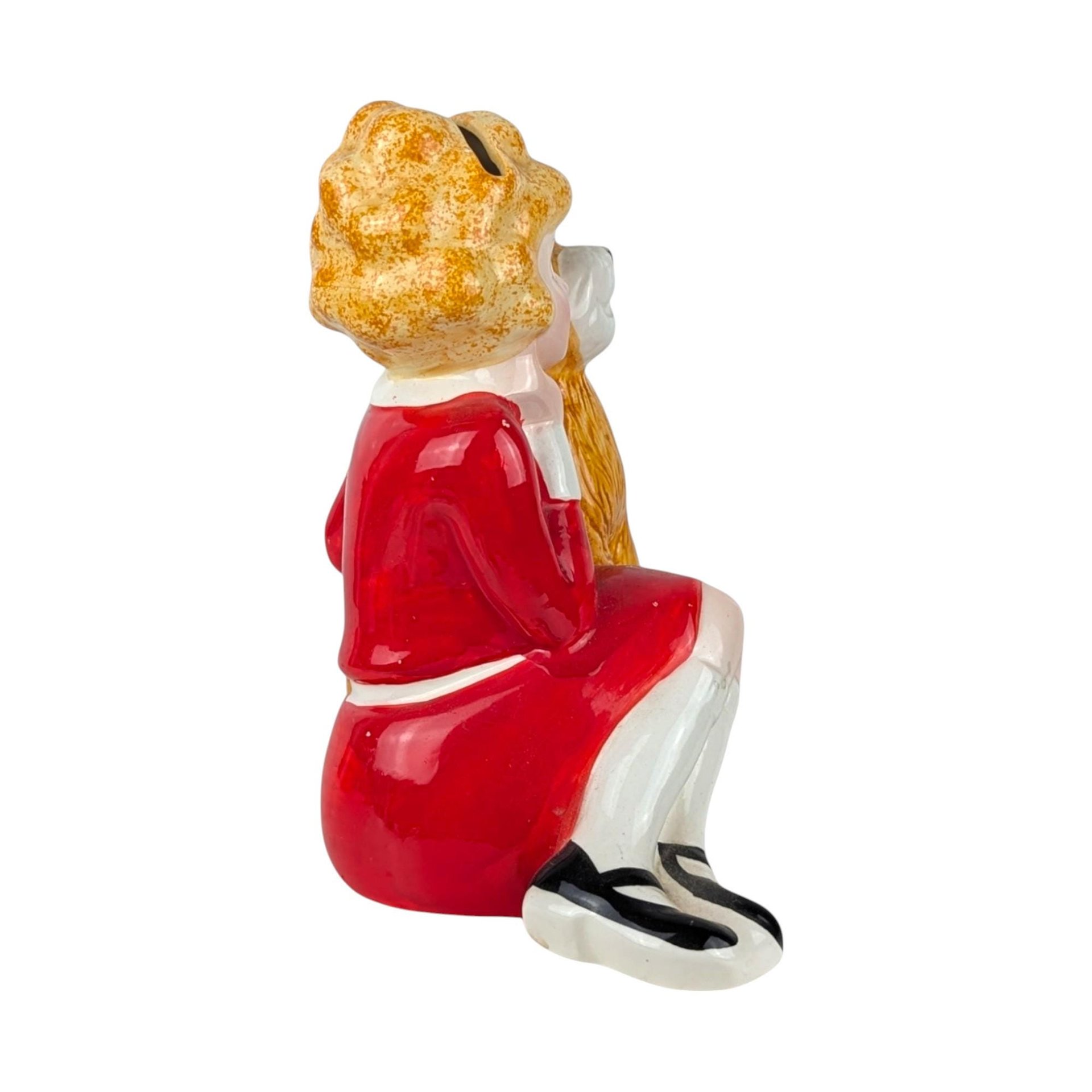1982 Little Orphan Annie and Sandy Ceramic Bank