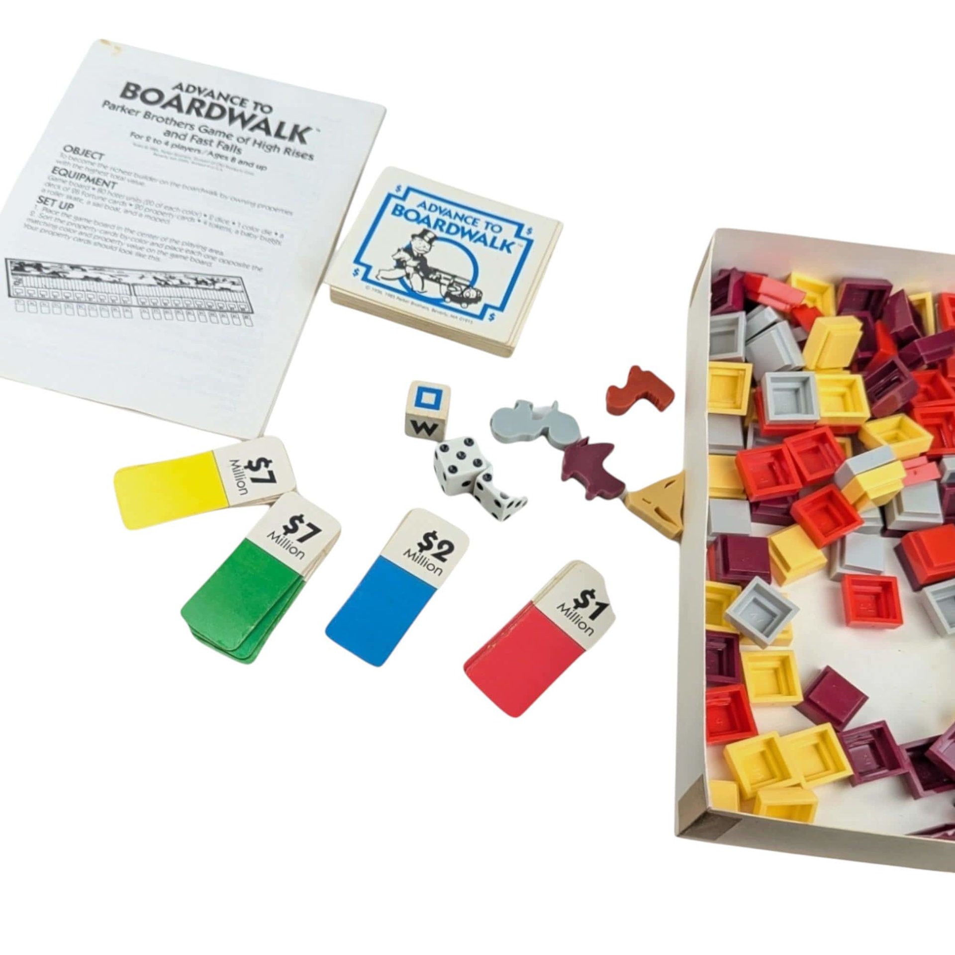 1985 Parker Brothers Advance to Boardwalk Game