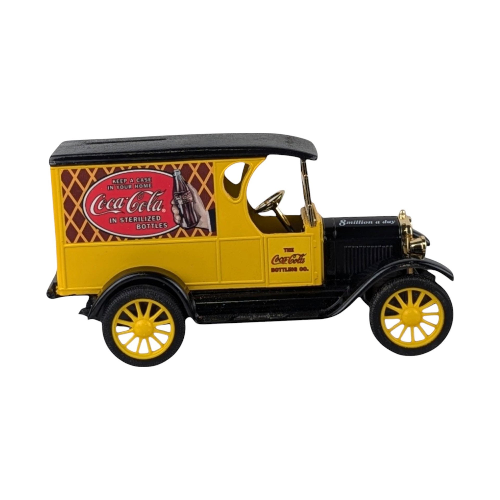 1993 Coca Cola Die Cast Metal Truck Bank