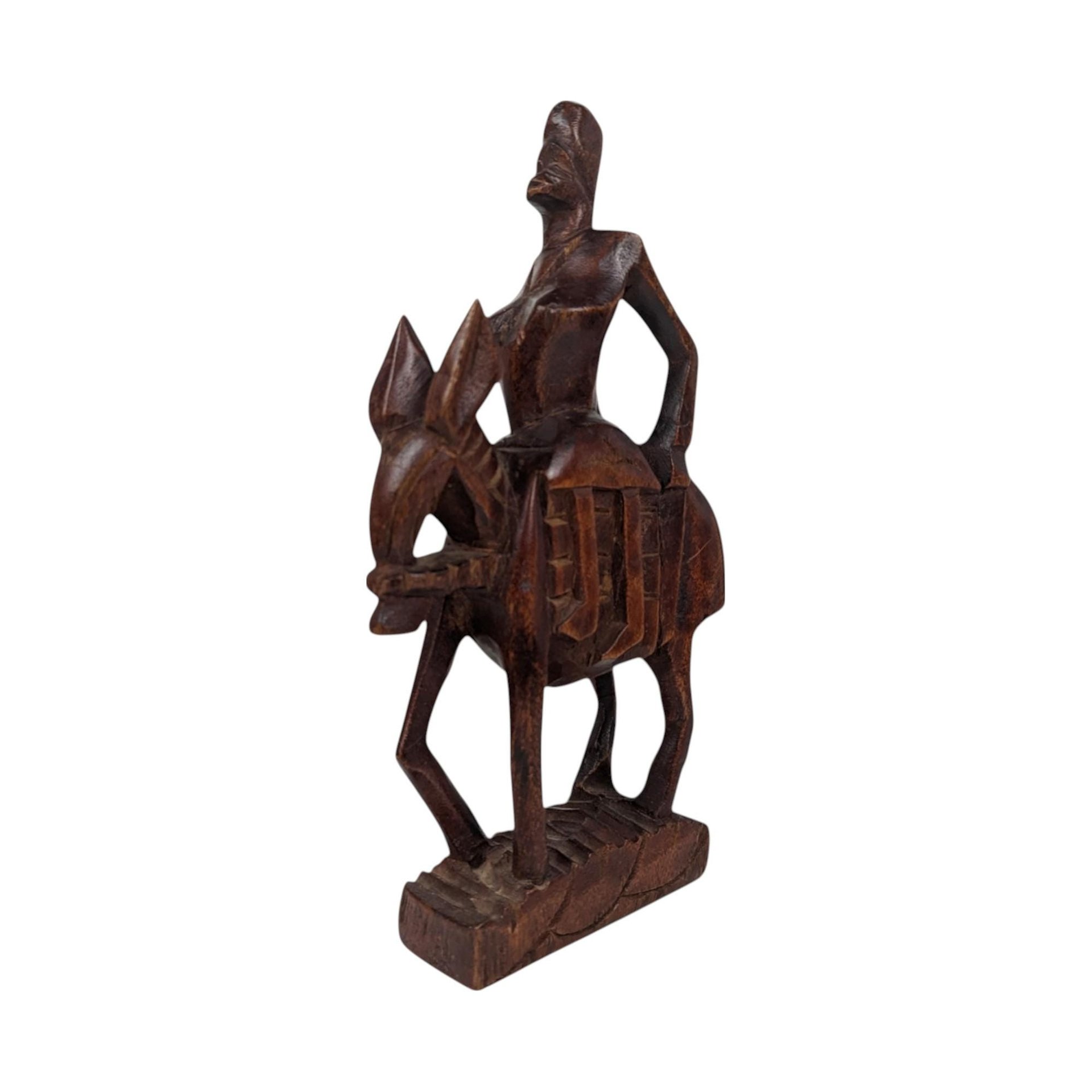 Vintage Hand Carved Wooden Decor Figurine Choice