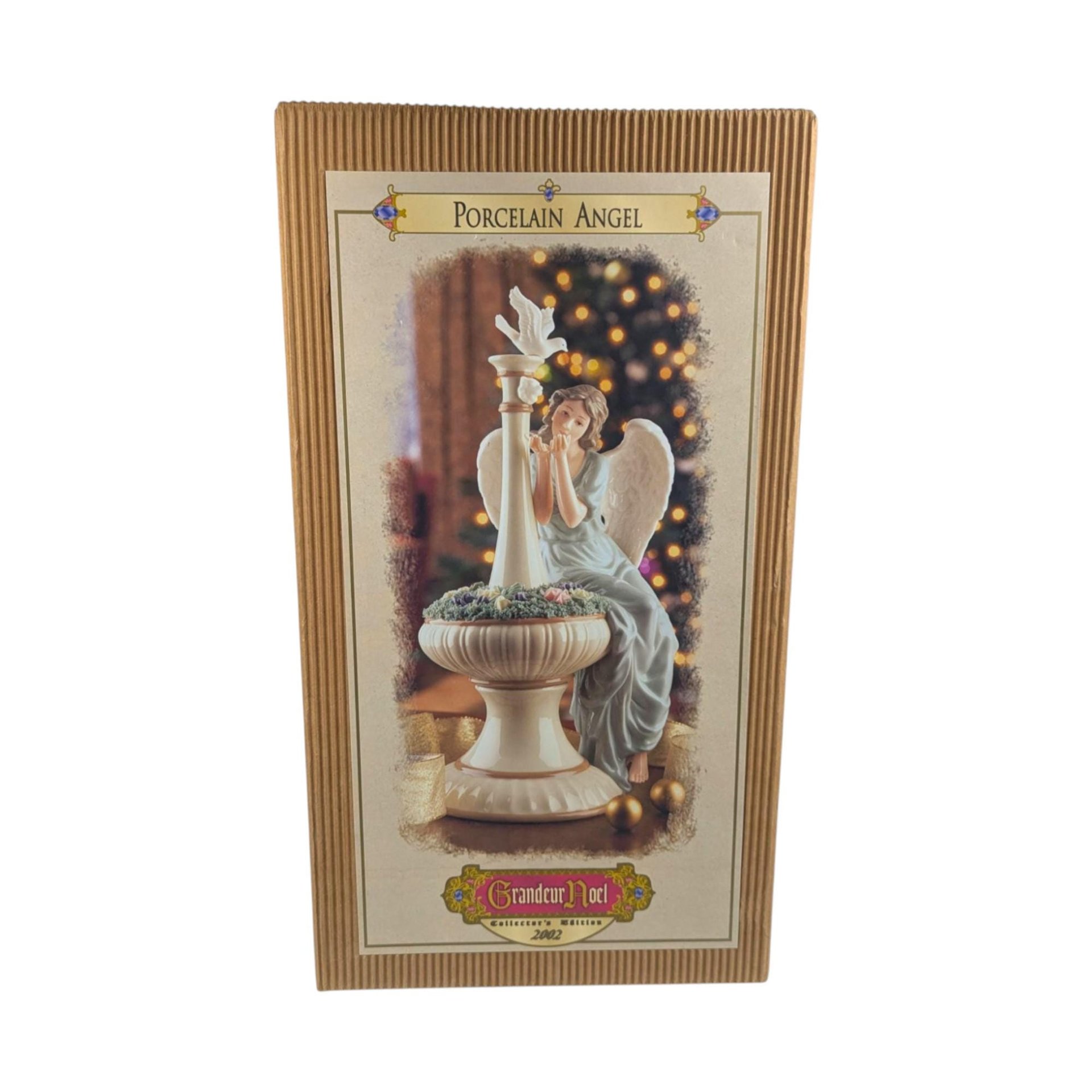 2002 Grandeur Noel Porcelain Angel Figurine