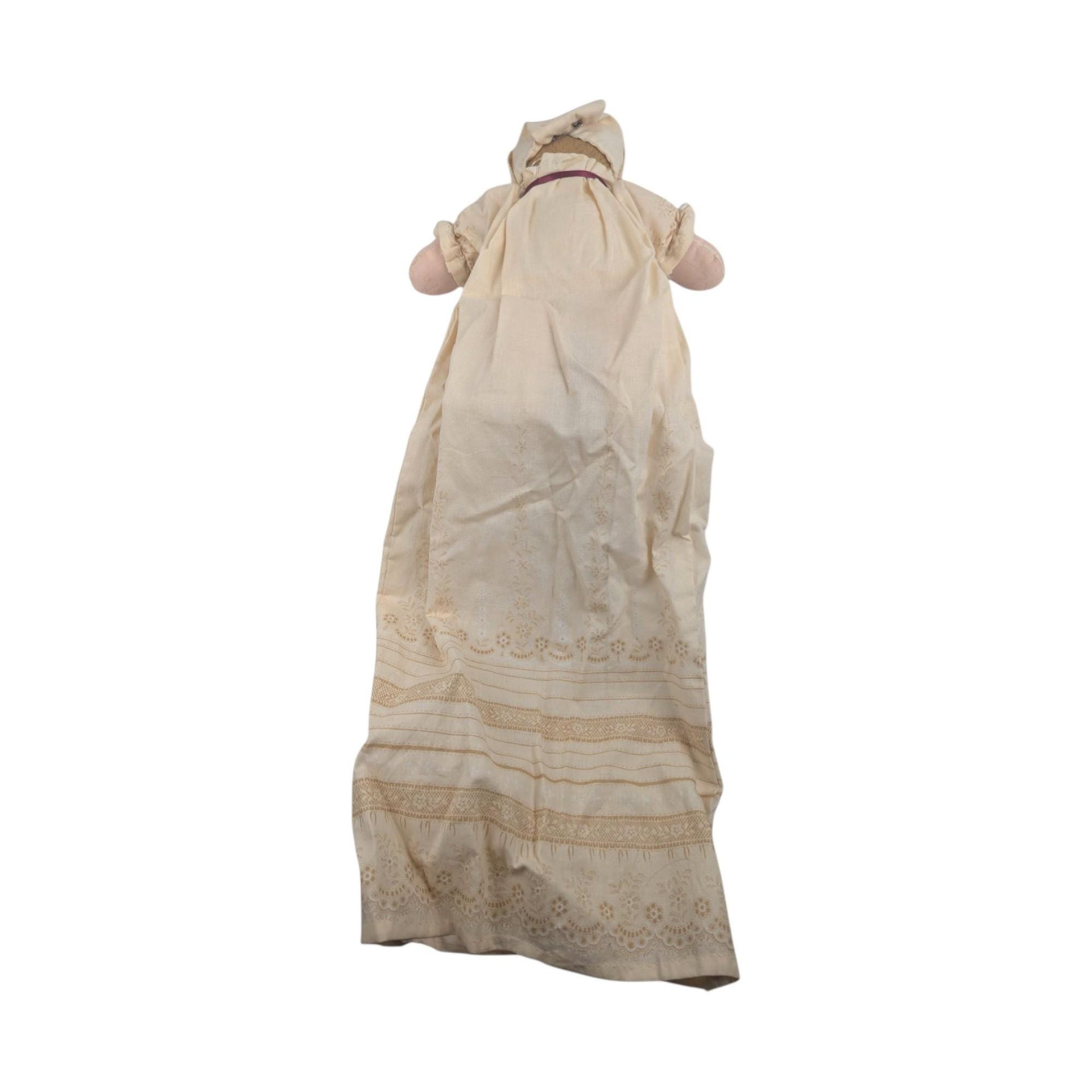 Vintage Long Dress Victorian Cloth Doll