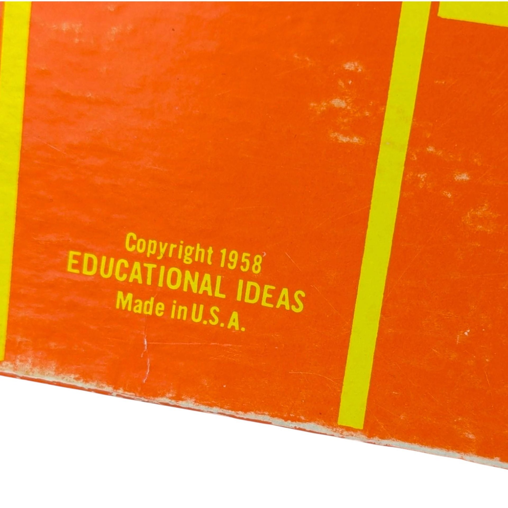 1958 Educational Ideas Smarty Arithmetic Bingo Game