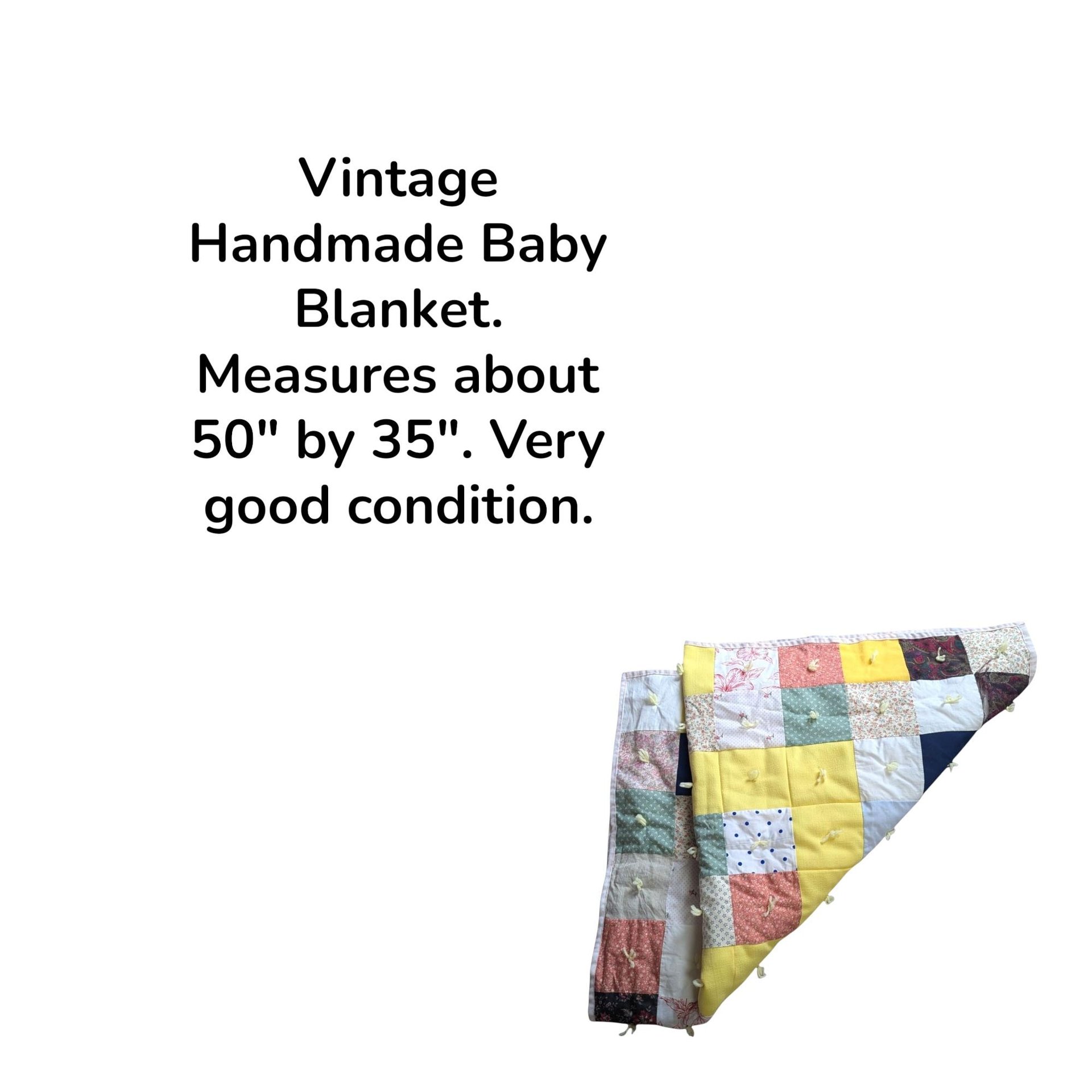 Vintage Handcrafted Pastoral Baby Blanket