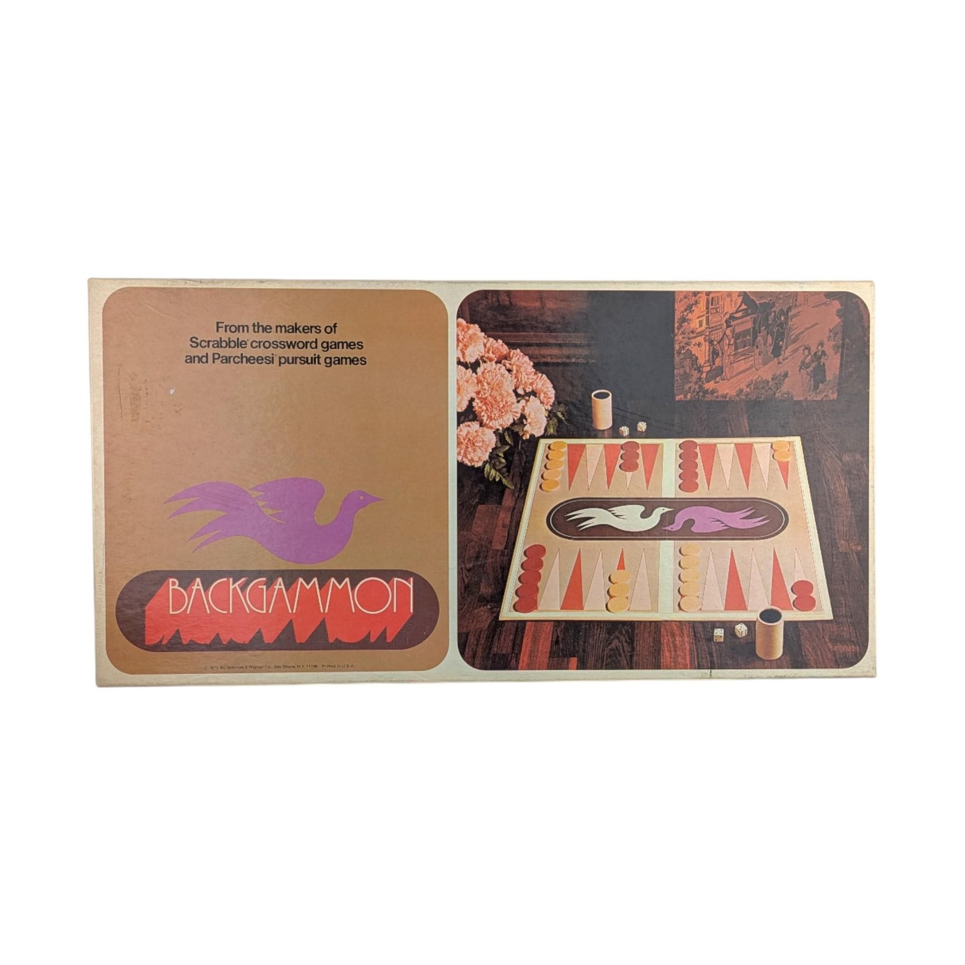 Selchow & Righter Backgammon Game (1975)
